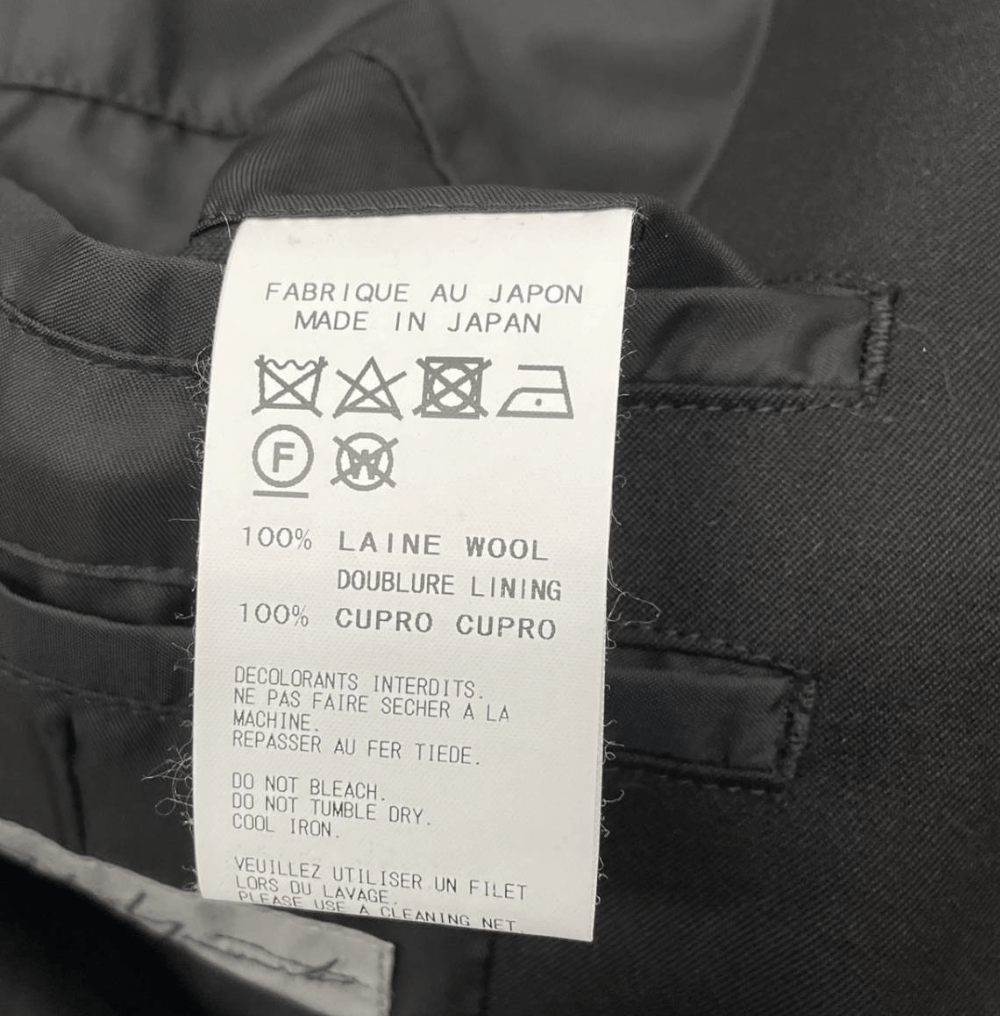 Yohji Yamamoto Yohji Yamamoto Pour Homme 19AW - W/Gabardine Belted Jacket Size US L / EU 52-54 / 3 - 8 Thumbnail