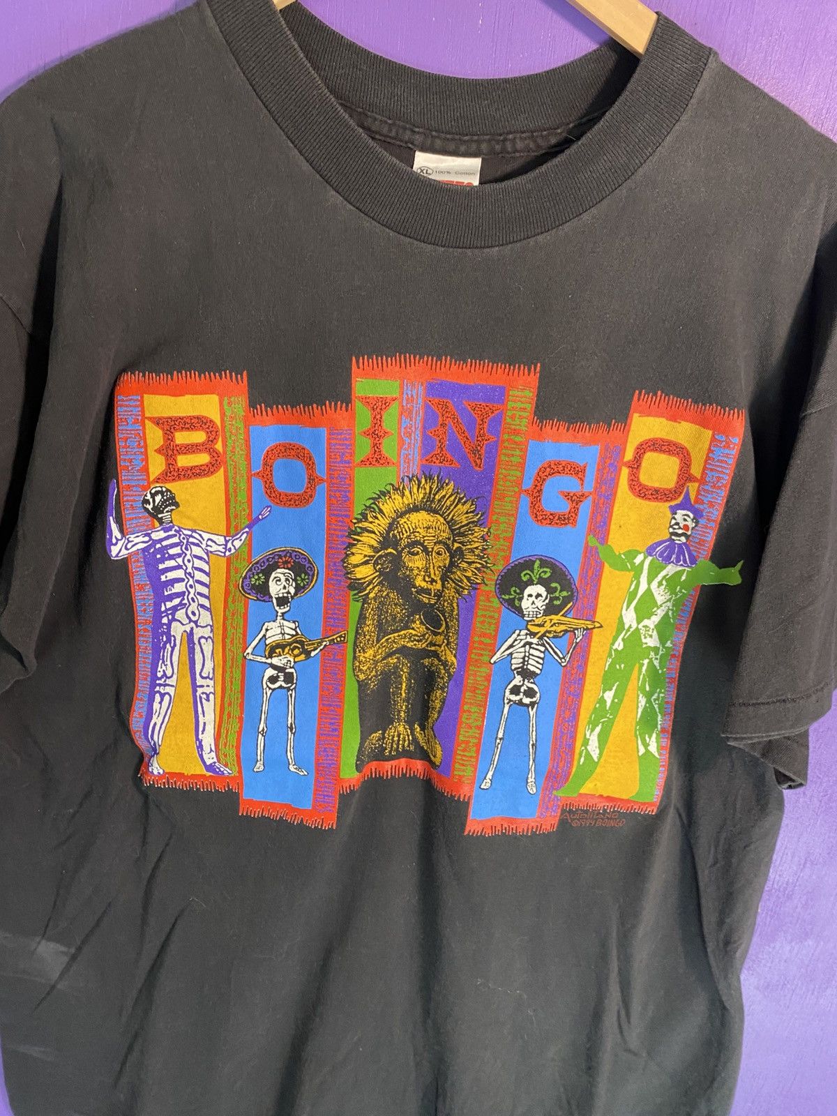 Band Tees Vintage 1994 Oingo Boingo dia de los muertos tour tee Size US XL / EU 56 / 4 - 3 Thumbnail