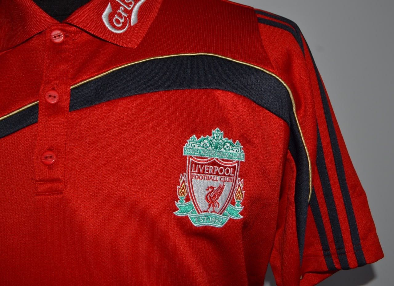Adidas 2009-10 Liverpool adidas Climalite Polo Shirt XL Size US XL / EU 56 / 4 - 3 Thumbnail