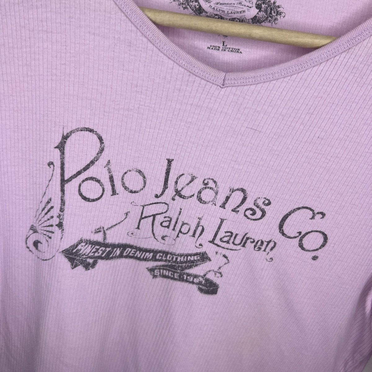 Polo Ralph Lauren Polo Jeans Co Long Sleeve Womens Large Shirt Size L / US 10 / IT 46 - 5 Thumbnail