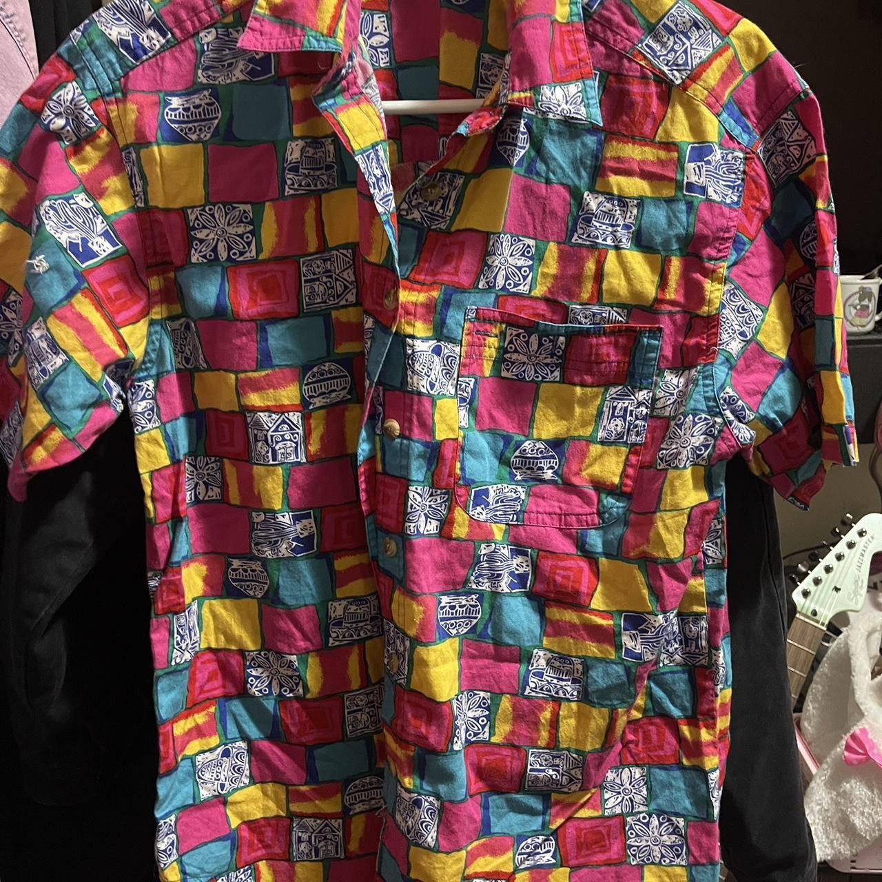 Vintage Women’s Size 10 90s surfer button up Size M / US 6-8 / IT 42-44 - 1 Thumbnail