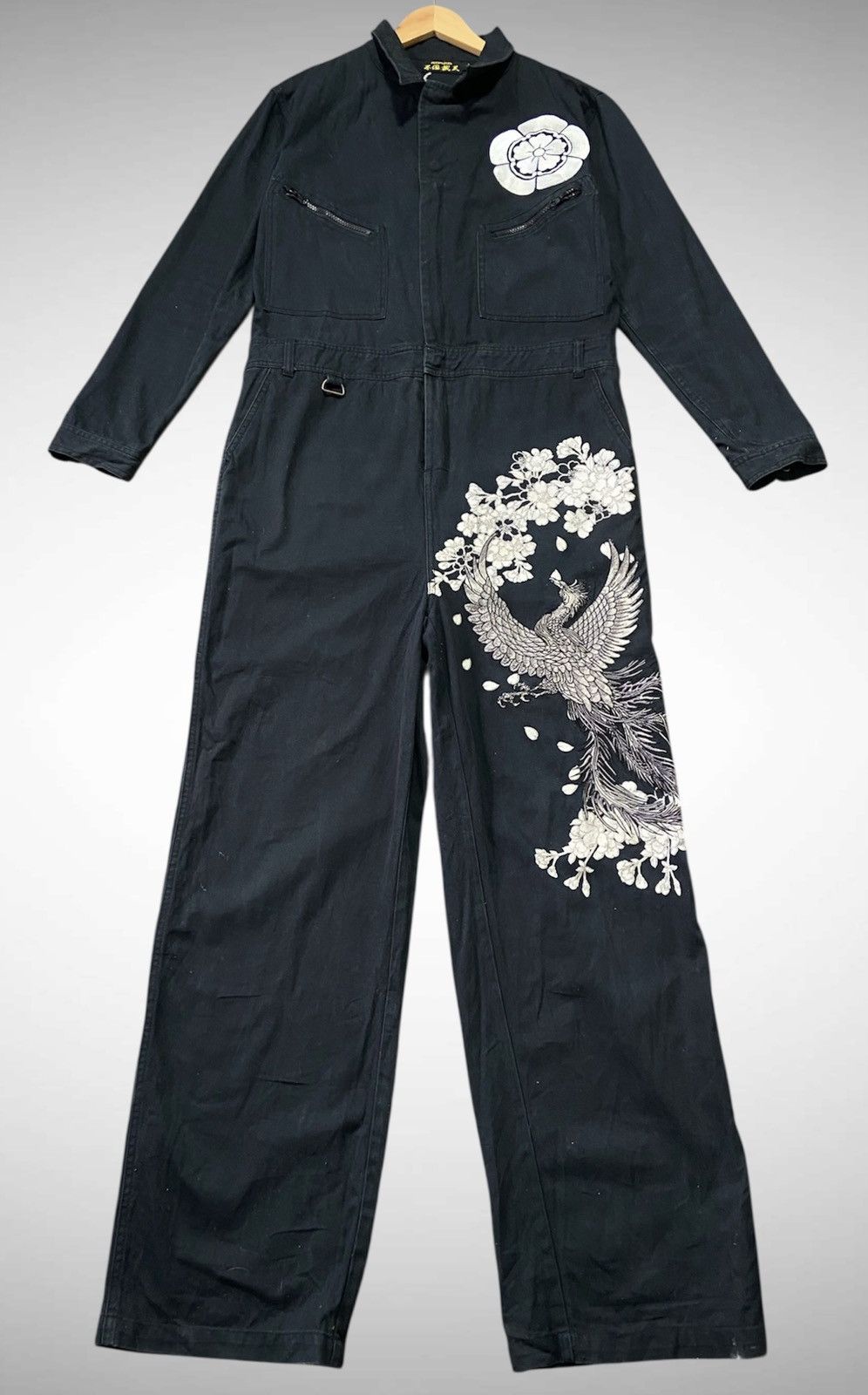 Karakuri Tamashii Fugutaiten Sukajan Embroidered Coverall Jacket Size US L / EU 52-54 / 3 - 4 Thumbnail