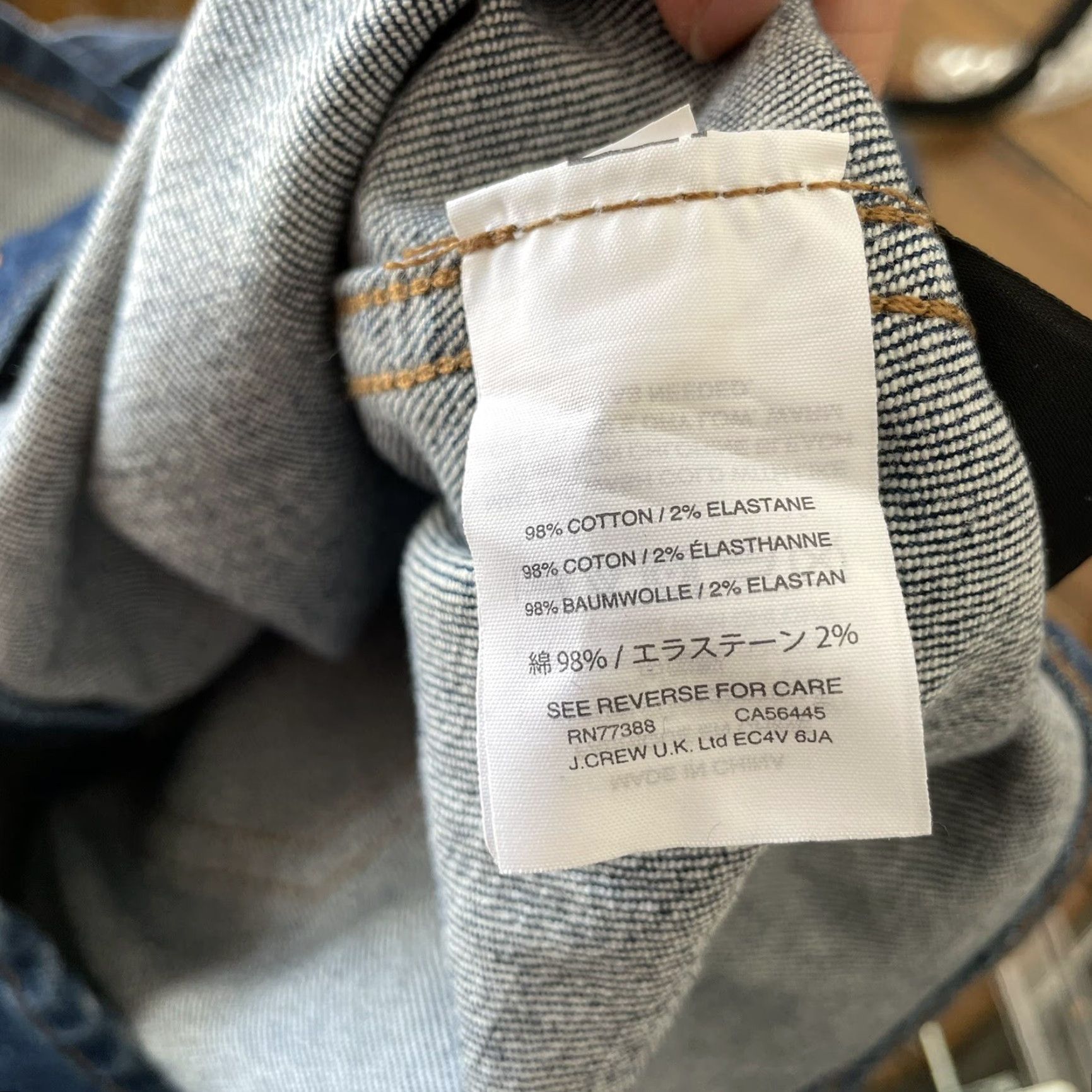 Madewell Madewell Denim Mini Skirt Arroyo Wash Button-Front 25 Women Casual 98% Cotton Elastane Stretch Button Front Size 42" / US 20 - 7 Thumbnail