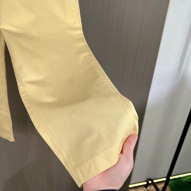 Gucci Gucci Chick yellow embroidered letter casual trousers 2504- Size US 32 / EU 48 - 4 Thumbnail