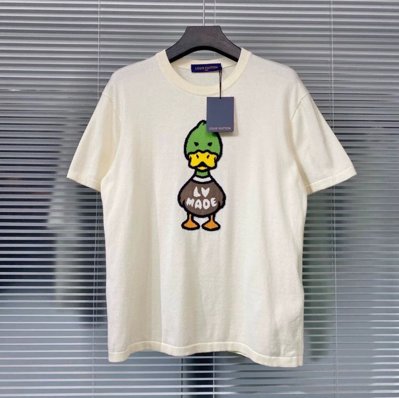 Louis Vuitton Louis Vuitton Nigo Duck Graphic T-Shirt- DMC Size US M / EU 48-50 / 2 - 1 Thumbnail