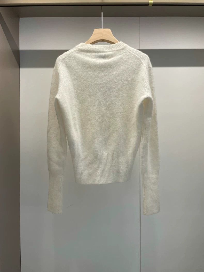 Acne Studios Acne Studios A white Angolan rabbit fur sweater Size S / US 4 / IT 40 - 2 Thumbnail