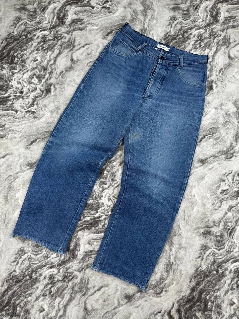 Stone Island Vintage Stone Island Denim Baggy Jeans 90s Archive Size US 32 / EU 48 - 4 Thumbnail