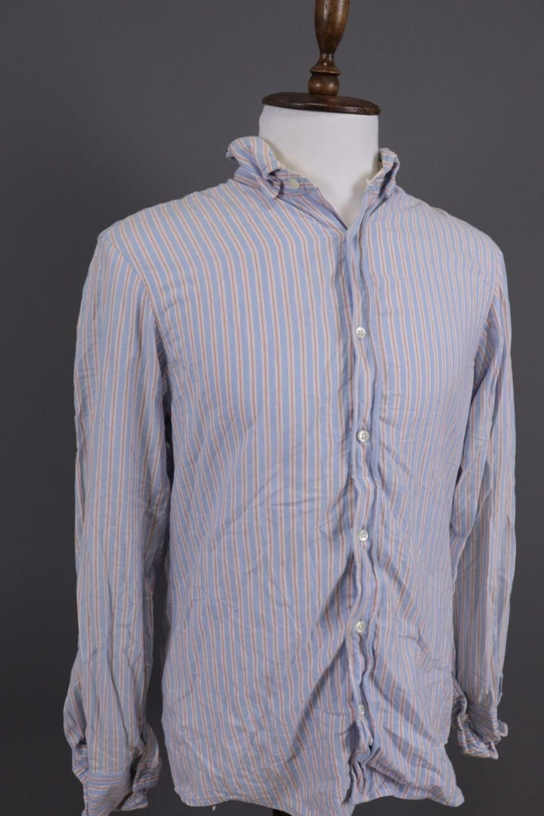 Hugo Boss Hugo Boss Multicolor Striped Floral Shirt Size M Size US M / EU 48-50 / 2 - 6 Thumbnail