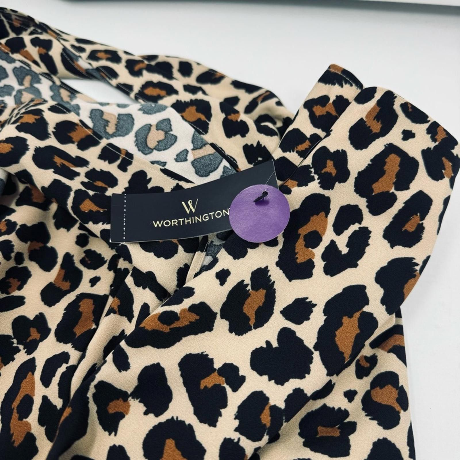 Worthington NWT. Worthington. Cinlee Animal Leopard Print Skirt. Size 4. Size 27" / US 4 / IT 40 - 5 Thumbnail