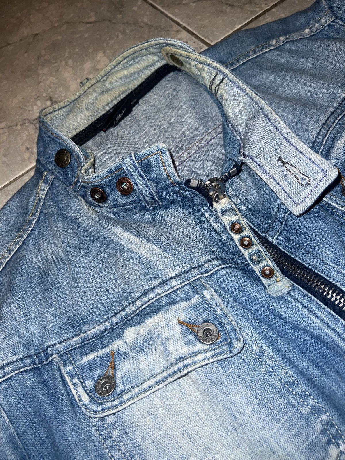 Diesel Diesel Denim Jacket Size L / US 10 / IT 46 - 5 Thumbnail