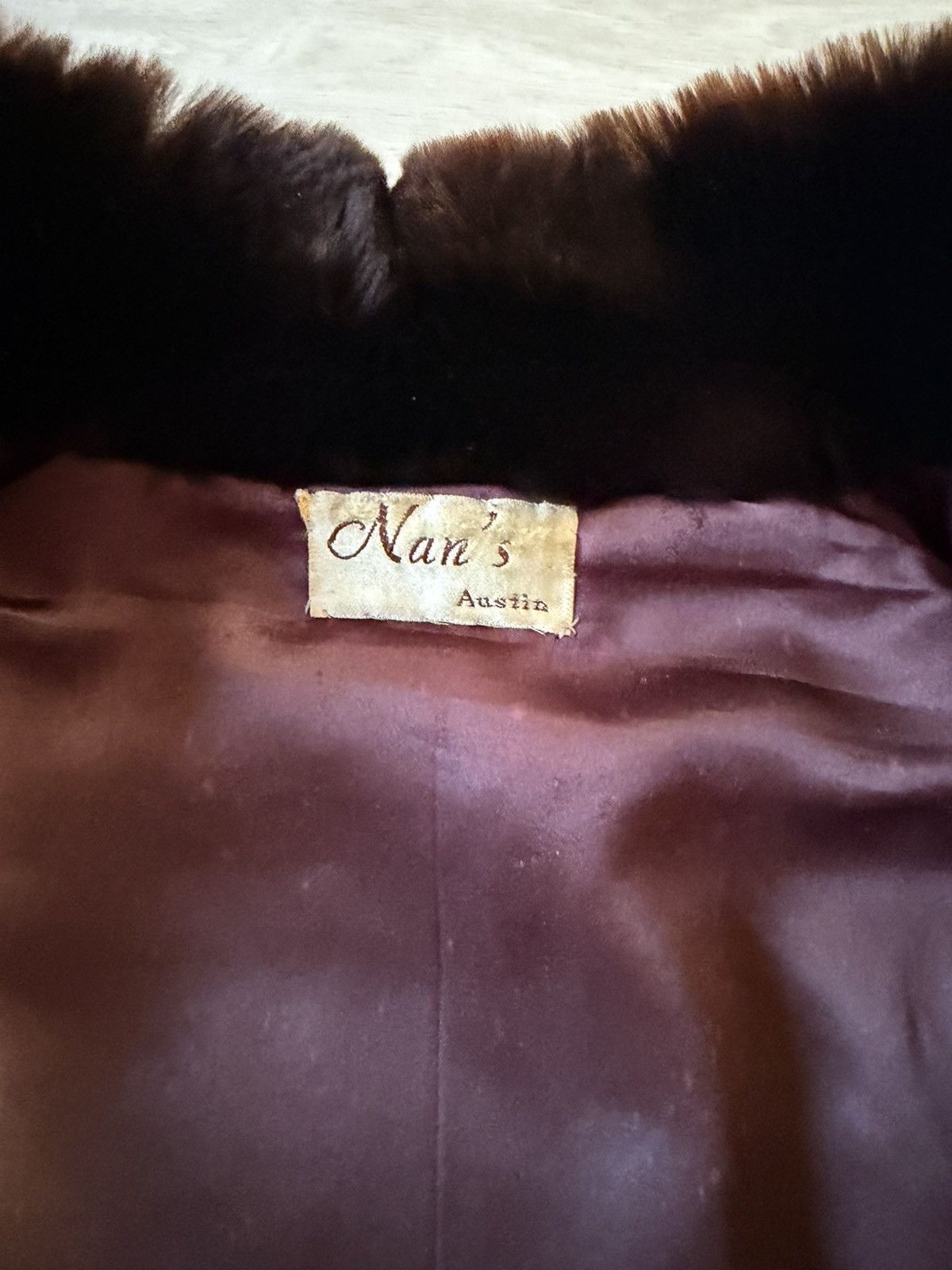 Vintage Vintage 50s Nan’s Furs Mouton Fur Coat Short Sz S/M Brown Size S / US 4 / IT 40 - 5 Thumbnail