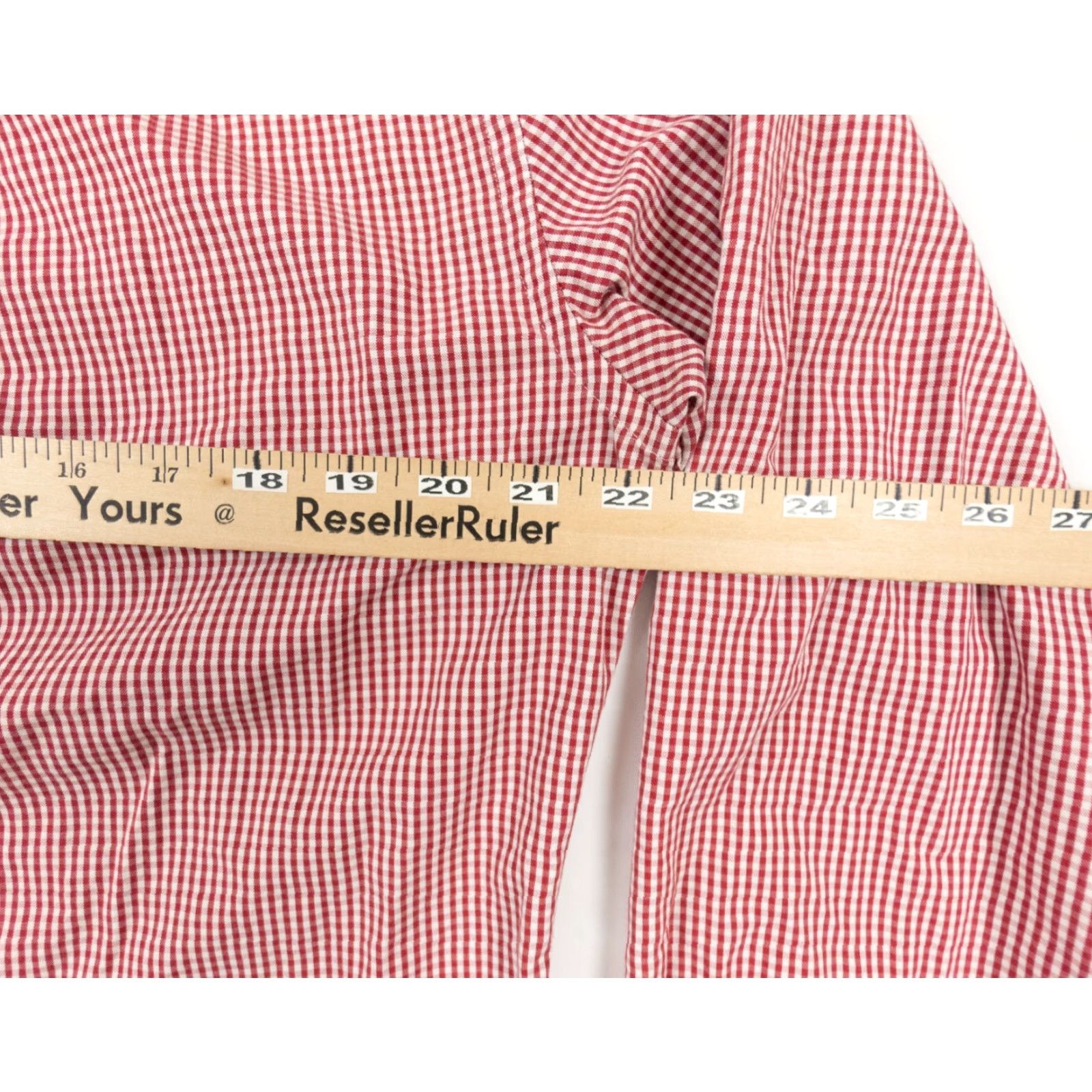 Brooks Brothers Brooks Brothers Shirt Mens Medium Red Button-Down Gingham Check Business Workwear All-Season 90s/Preppy Style Mens Medium Red Size US M / EU 48-50 / 2 - 7 Thumbnail