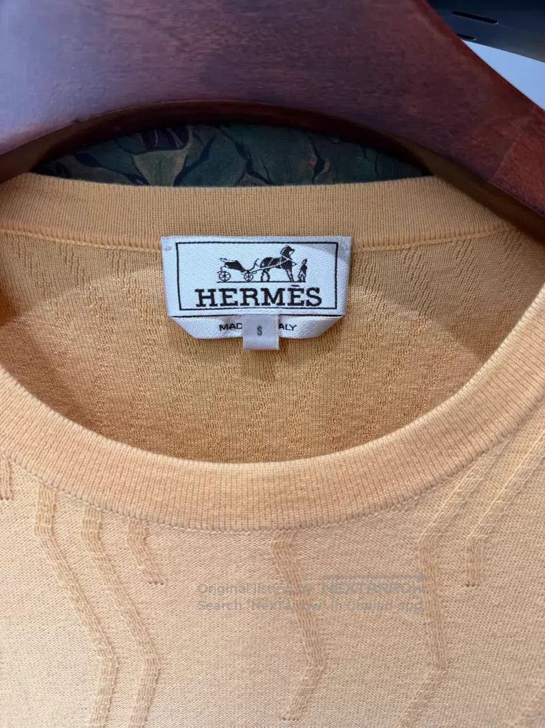 Hermes Hermes Cashmere Short Sleeve Knit Shirt for Men Size US S / EU 44-46 / 1 - 2 Thumbnail