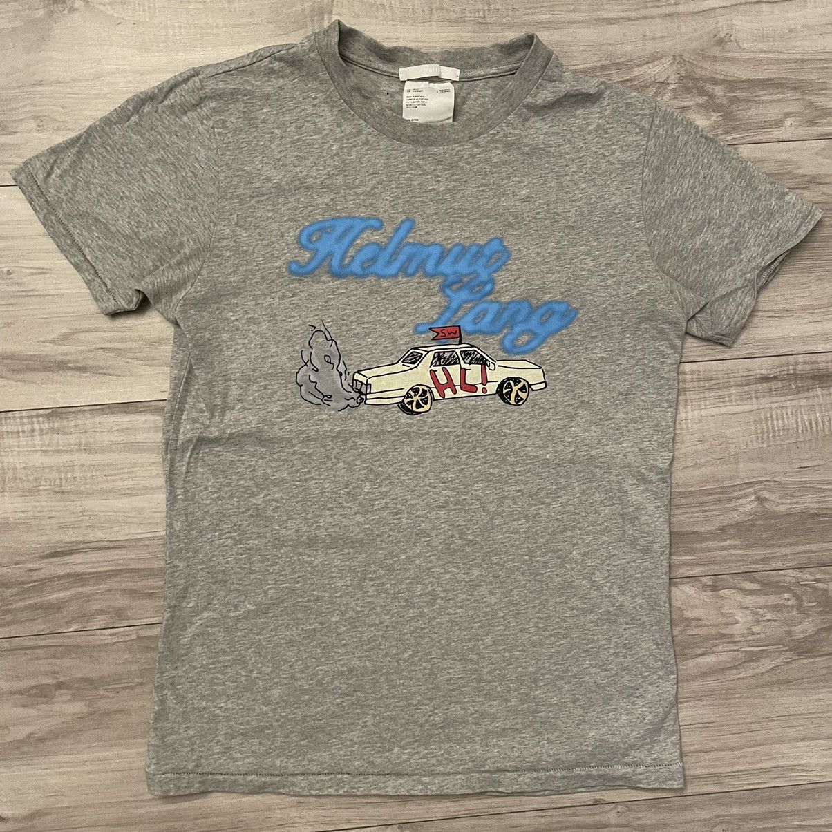 image of Helmut Lang x Saintwoods Taxi T-Shirt Xs in Grey, Men's