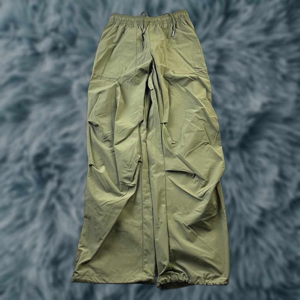 Jordan Brand Jordan Pants Mens Extra Small Beige Green Essentials Woven Jumpman Size US 27 - 1 Thumbnail