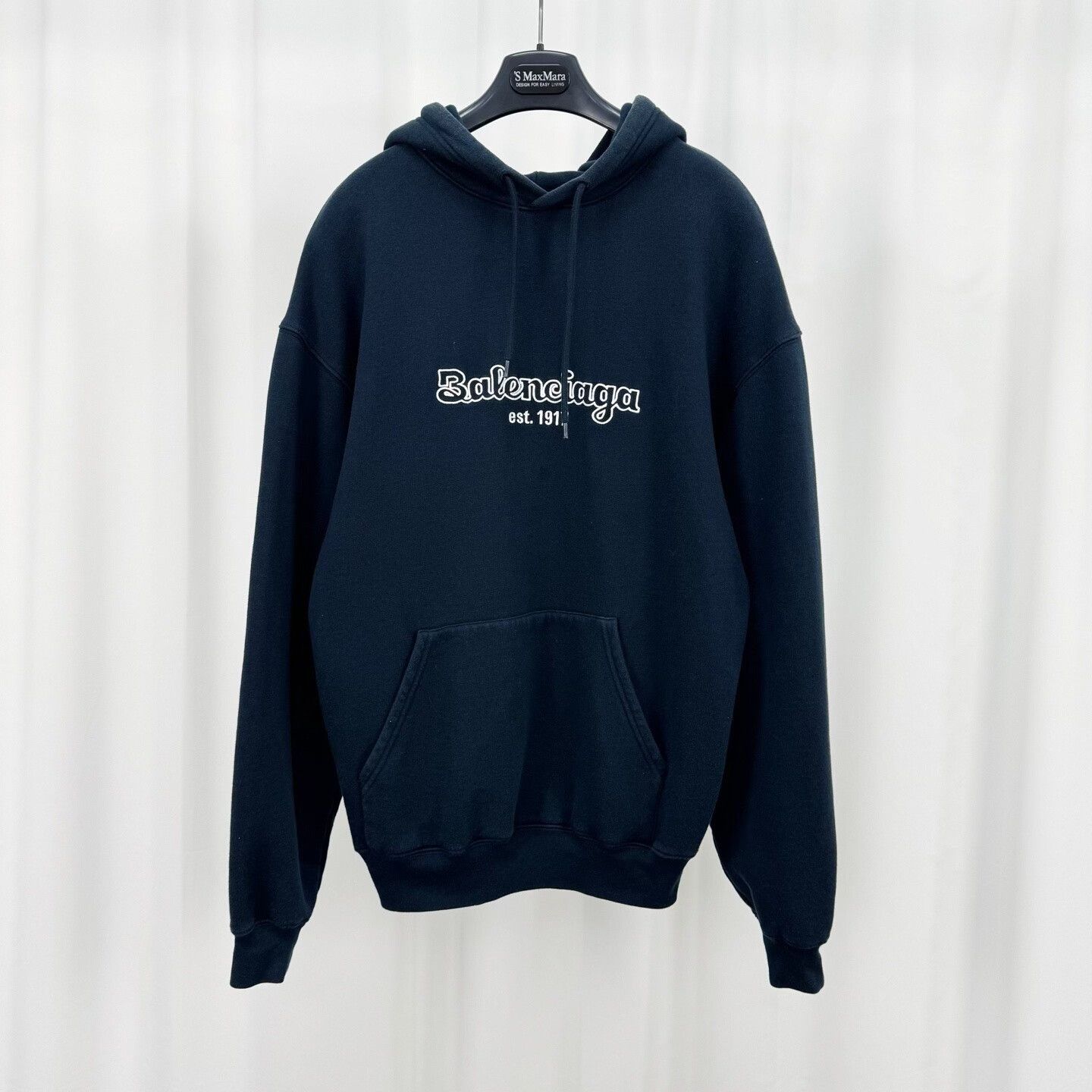 Balenciaga Balenciaga Embroidered Letter Hoodie XS Size XS / US 0-2 / IT 36-38 - 1 Thumbnail