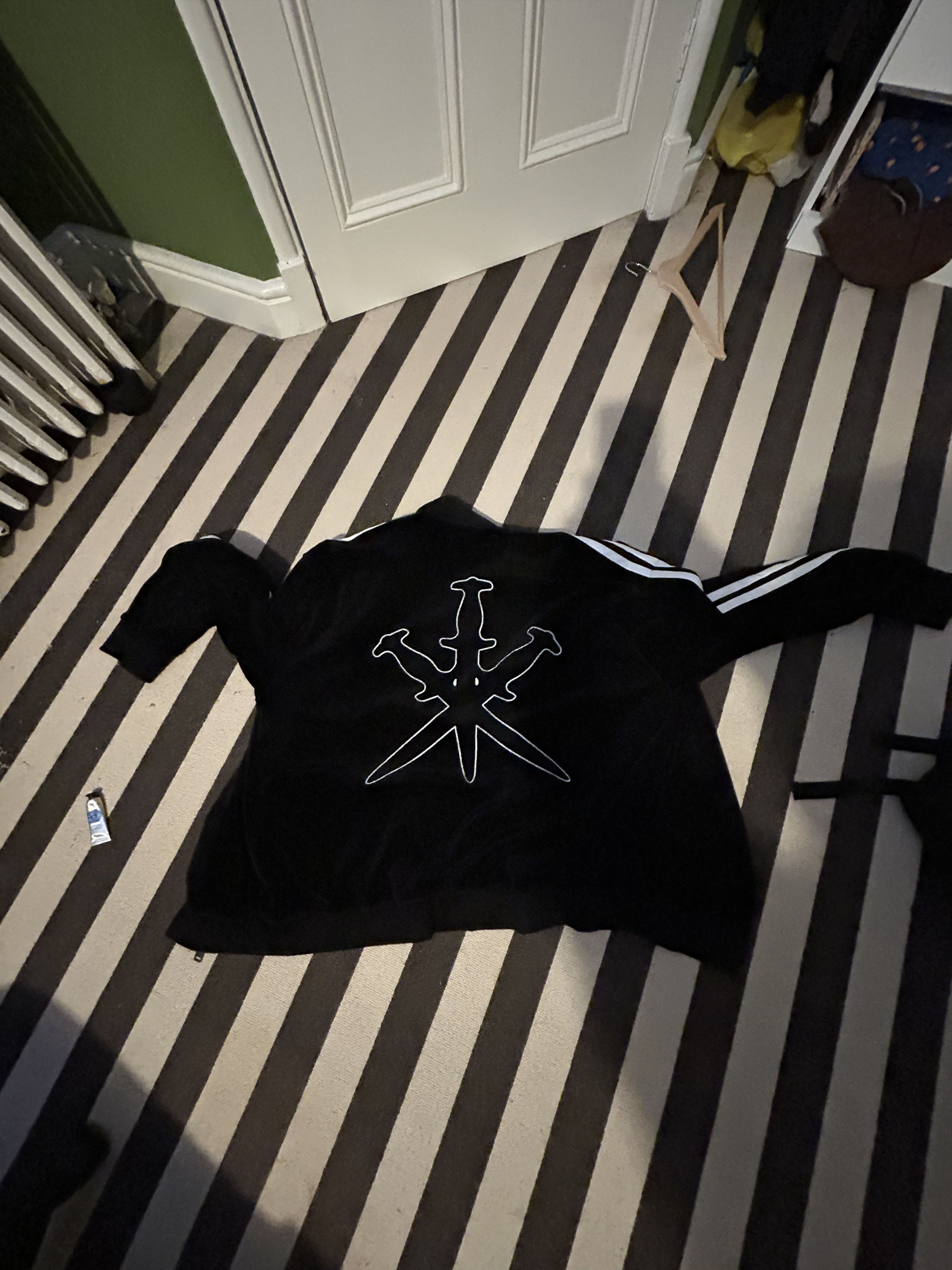 Unknown London UNKNOWN LONDON Black Velour Track Jacket Size US XL / EU 56 / 4 - 3 Thumbnail