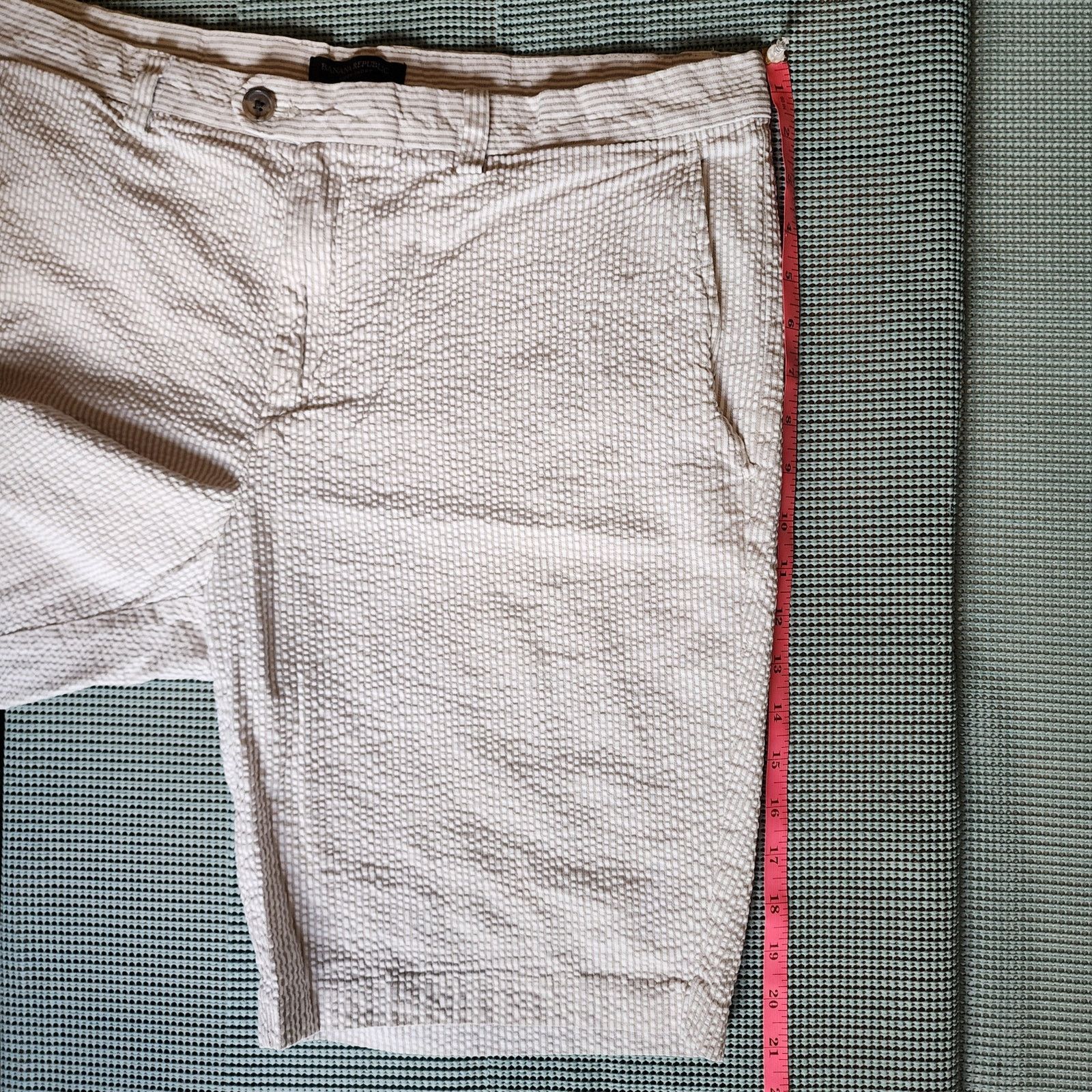 Banana Republic Banana Republic Aiden Shorts Men's 35 Striped Size US 35 - 6 Thumbnail