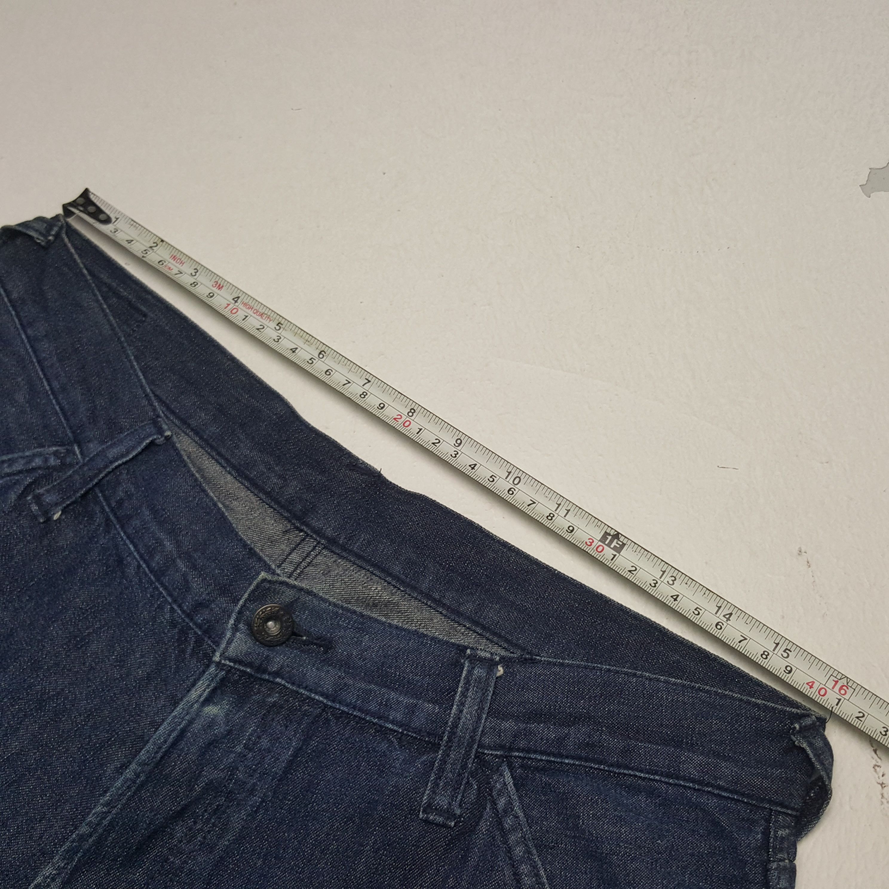 Evisu × Japanese Brand Vintage Evisu Yamane Custom Daicock Short Denim Jeans Size US 32 / EU 48 - 5 Thumbnail