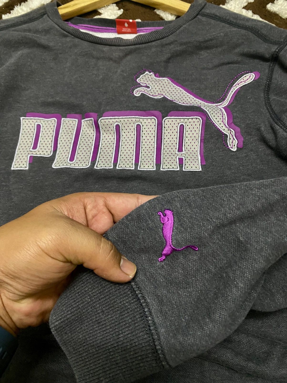 Puma × Vintage RARE Y2K PUMA SWEATSHIRT Size US M / EU 48-50 / 2 - 3 Thumbnail