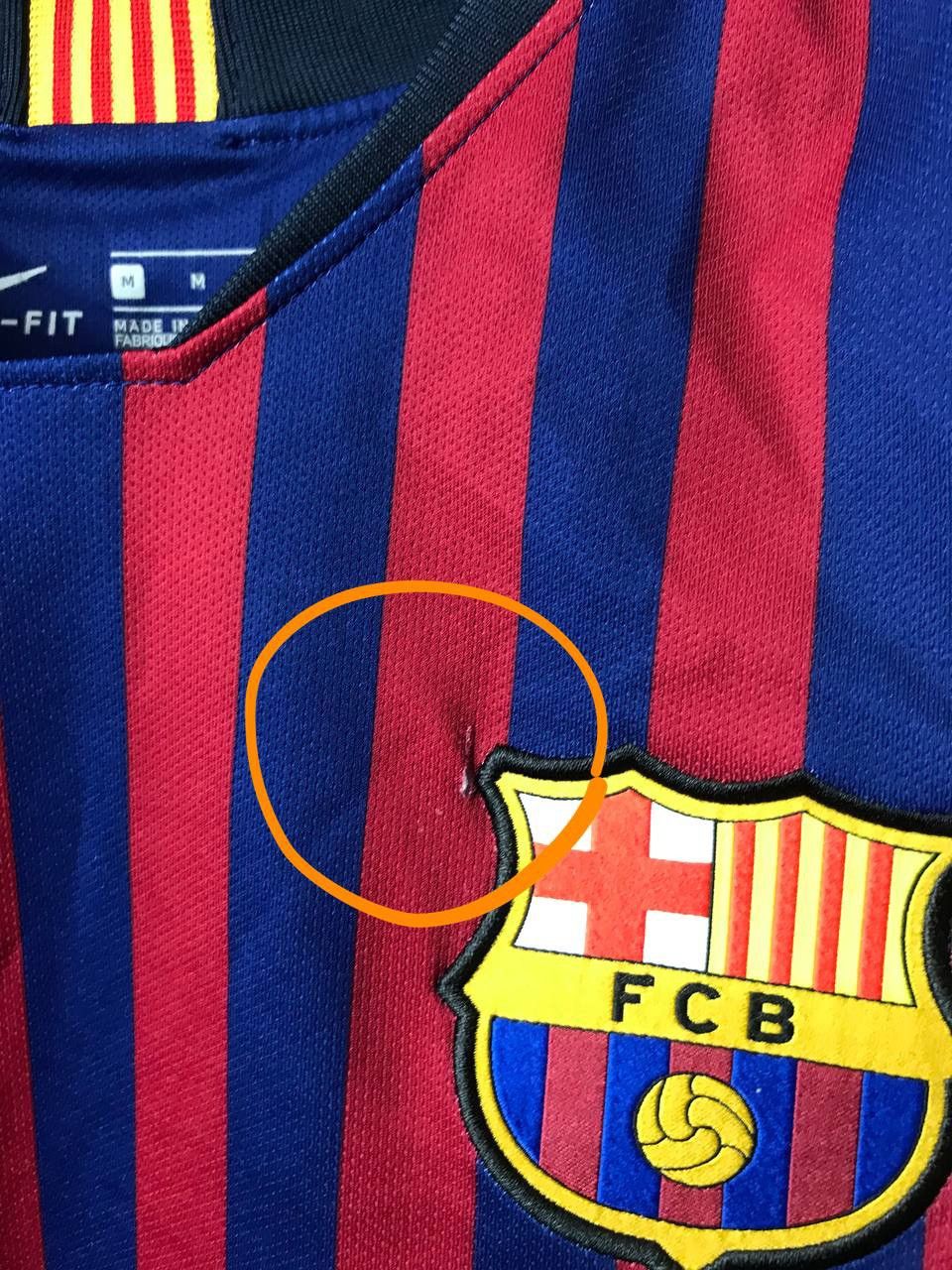 Nike 🔥 2018 2019 Nike FC Barcelona Dri Fit Jersey T Shirt Size M Size US M / EU 48-50 / 2 - 8 Thumbnail