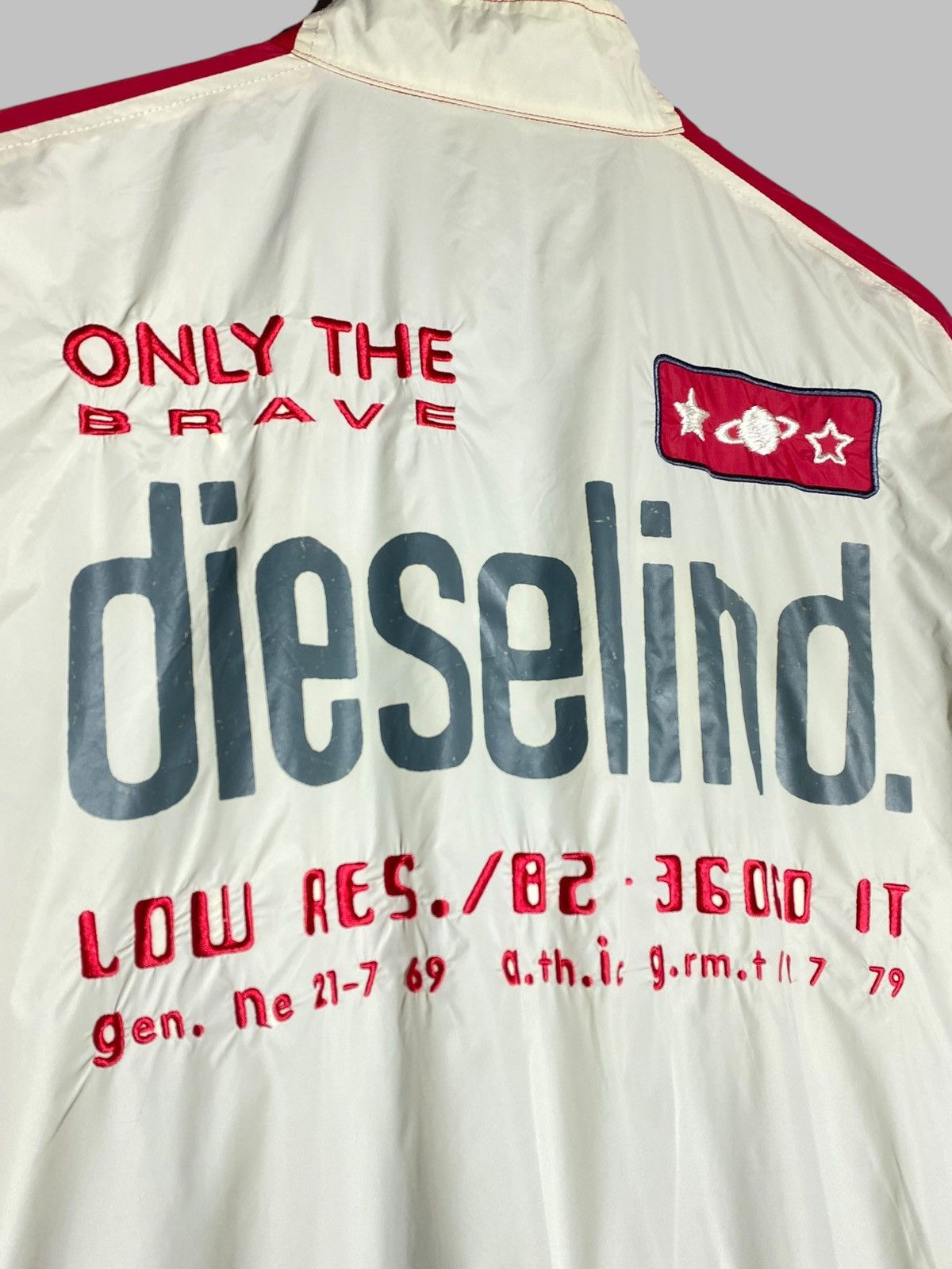 Diesel 🔥 VINTAGE 00s DIESEL REVERSIBLE BOMBER JACKET Y2K GRAIL RARE Size US XL / EU 56 / 4 - 6 Thumbnail