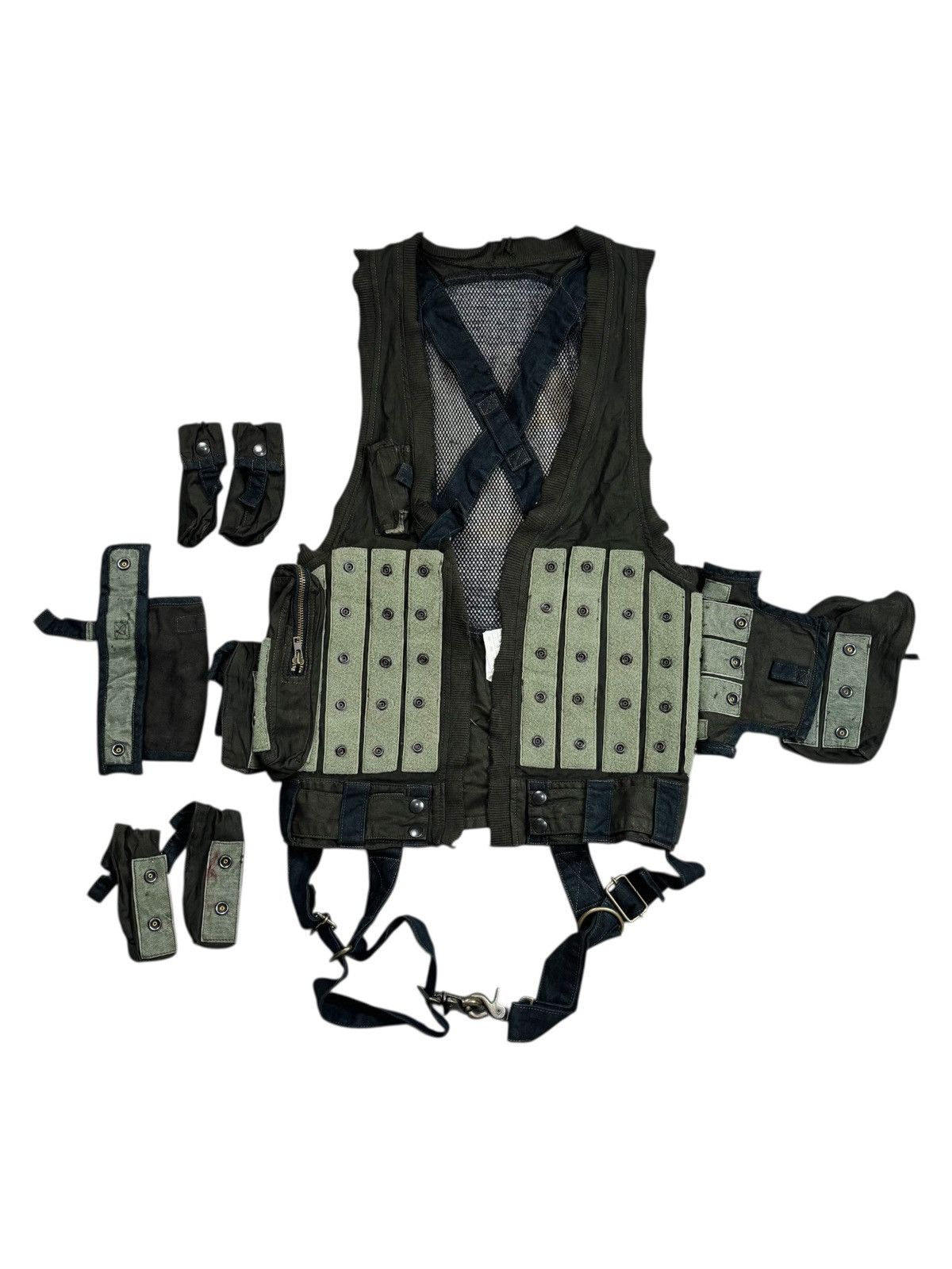 Le Grande Bleu (L.G.B.) Archive Veronica "Under Control" Cargo Vest Jacket Size US M / EU 48-50 / 2 - 1 Thumbnail