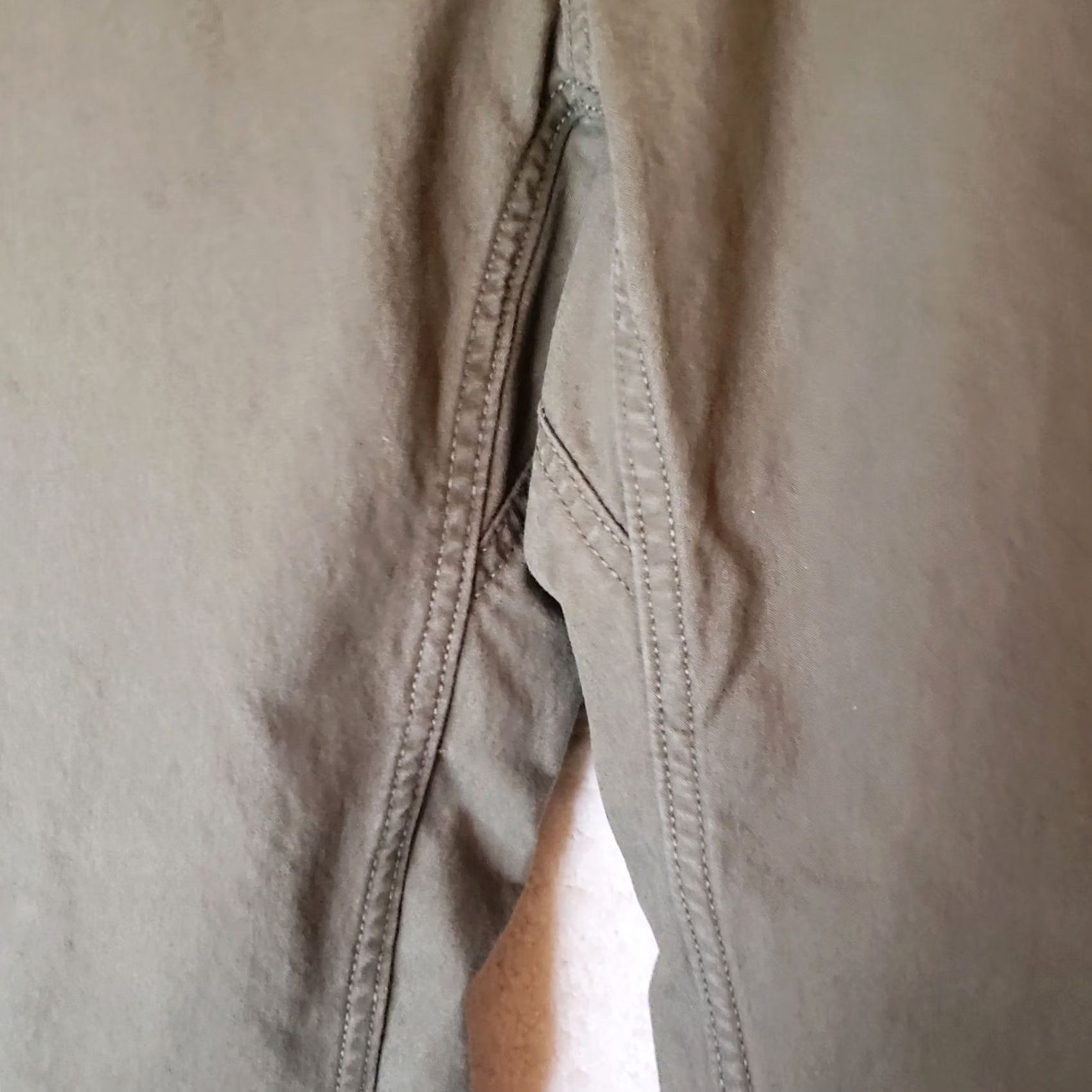 Olive Alaskan HardGear by Duluth Trading Co. Women's Hiking Work Pants Sz 8 REG Olive Vintage Olive Straight Pant Womens Size 30" / US 8 / IT 44 - 7 Thumbnail