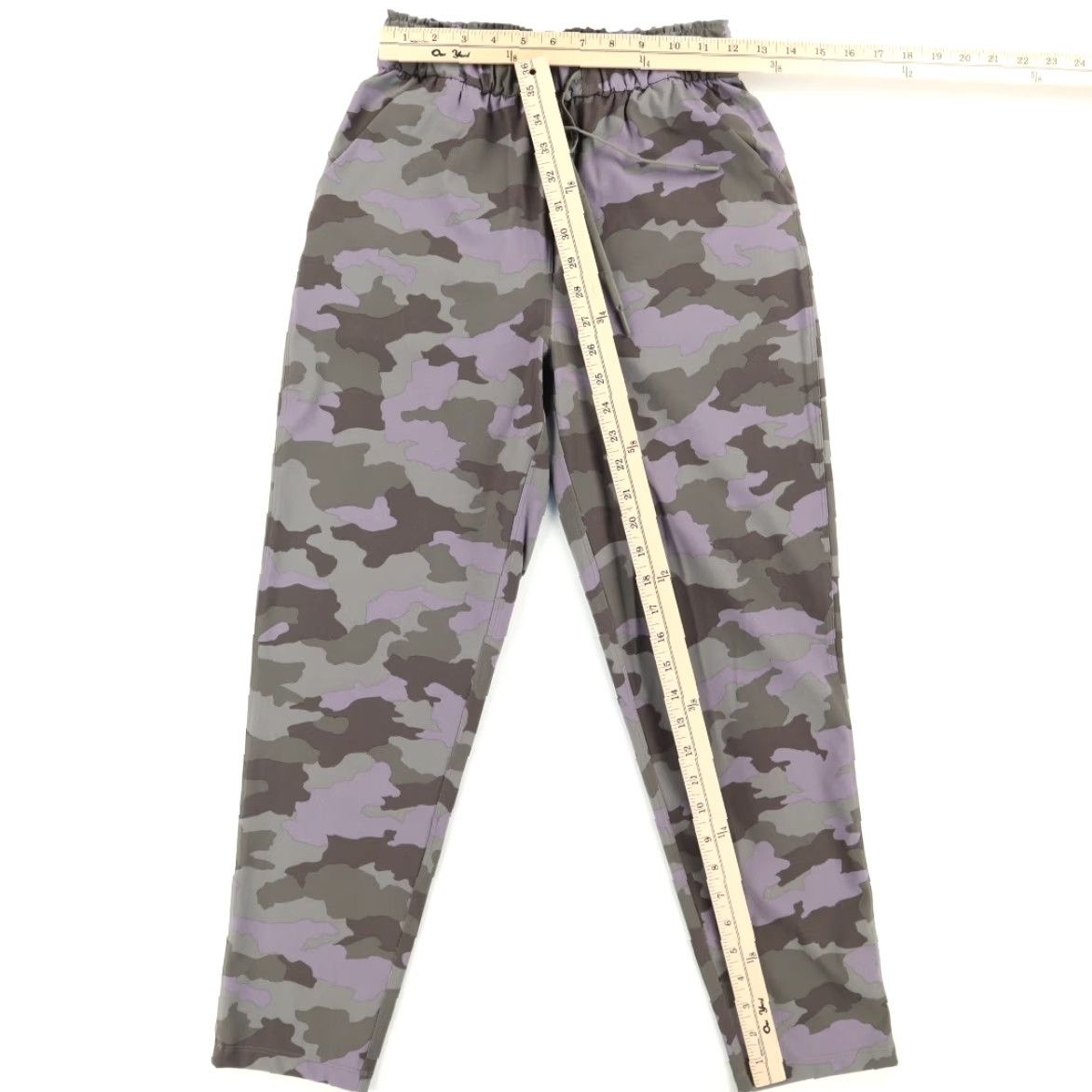 Lululemon Lululemon High Stretch Keep Moving 7/8 High Rise Nylon Woven Training Pants Multi-Colored Camouflage Women's 4 Size 27" / US 4 / IT 40 - 3 Thumbnail