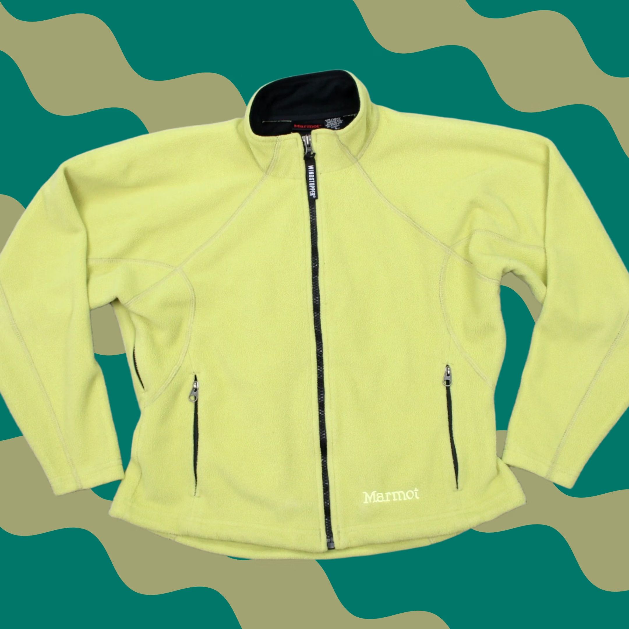 Marmot Marmot Windstopper Jacket Womens Small Yellow Full Zip Pockets Coat Size S / US 4 / IT 40 - 1 Thumbnail