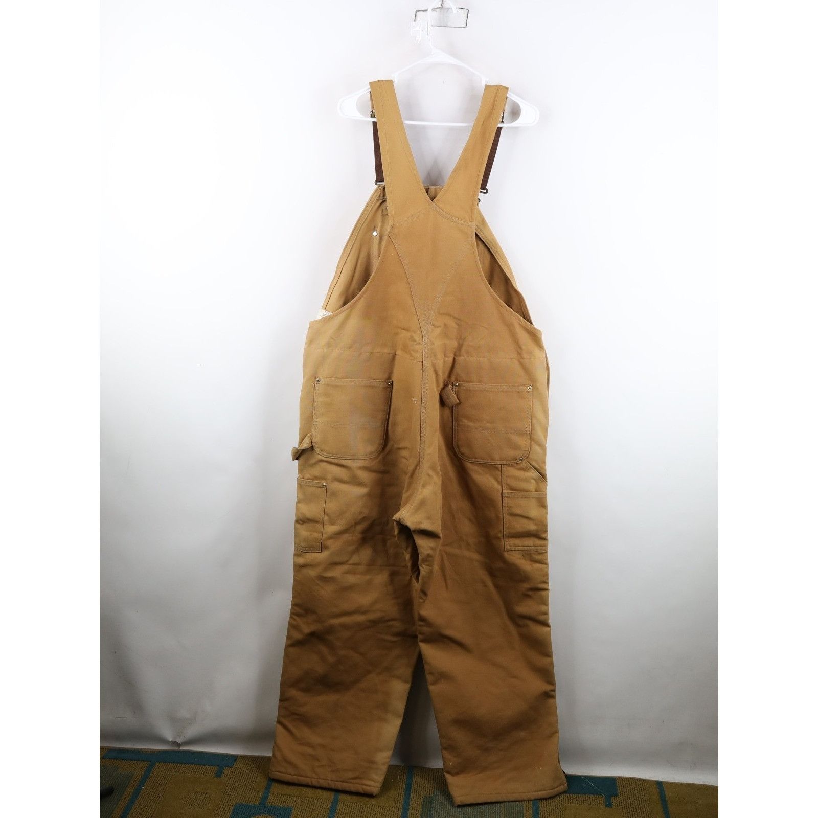 Carhartt Vintage 90s Carhartt Distressed Quilted Canvas Overalls Size US 44 / EU 60 - 17 Thumbnail