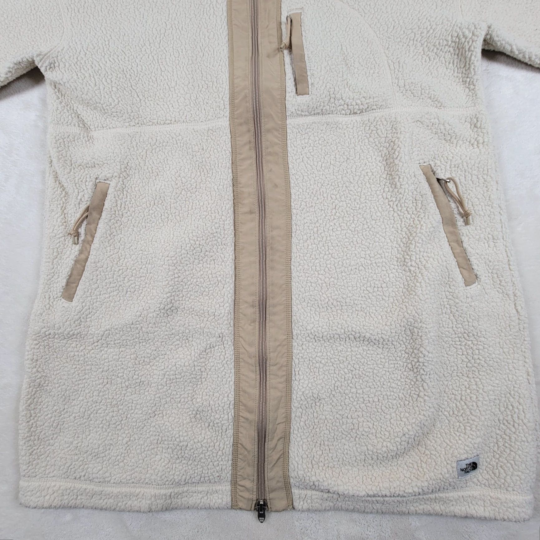 The North Face The North Face Women's Cragmont Fleece Full Zip Jacket L Cream Size L / US 10 / IT 46 - 2 Thumbnail