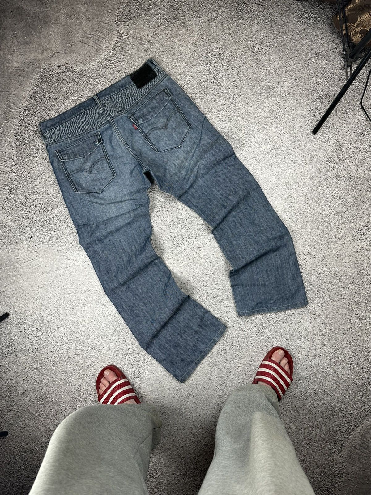 Levi's Vintage Clothing Vintage Levis 527 Denim Jeans Rare 90s Reflective Selvedge Size US 34 / EU 50 - 5 Thumbnail