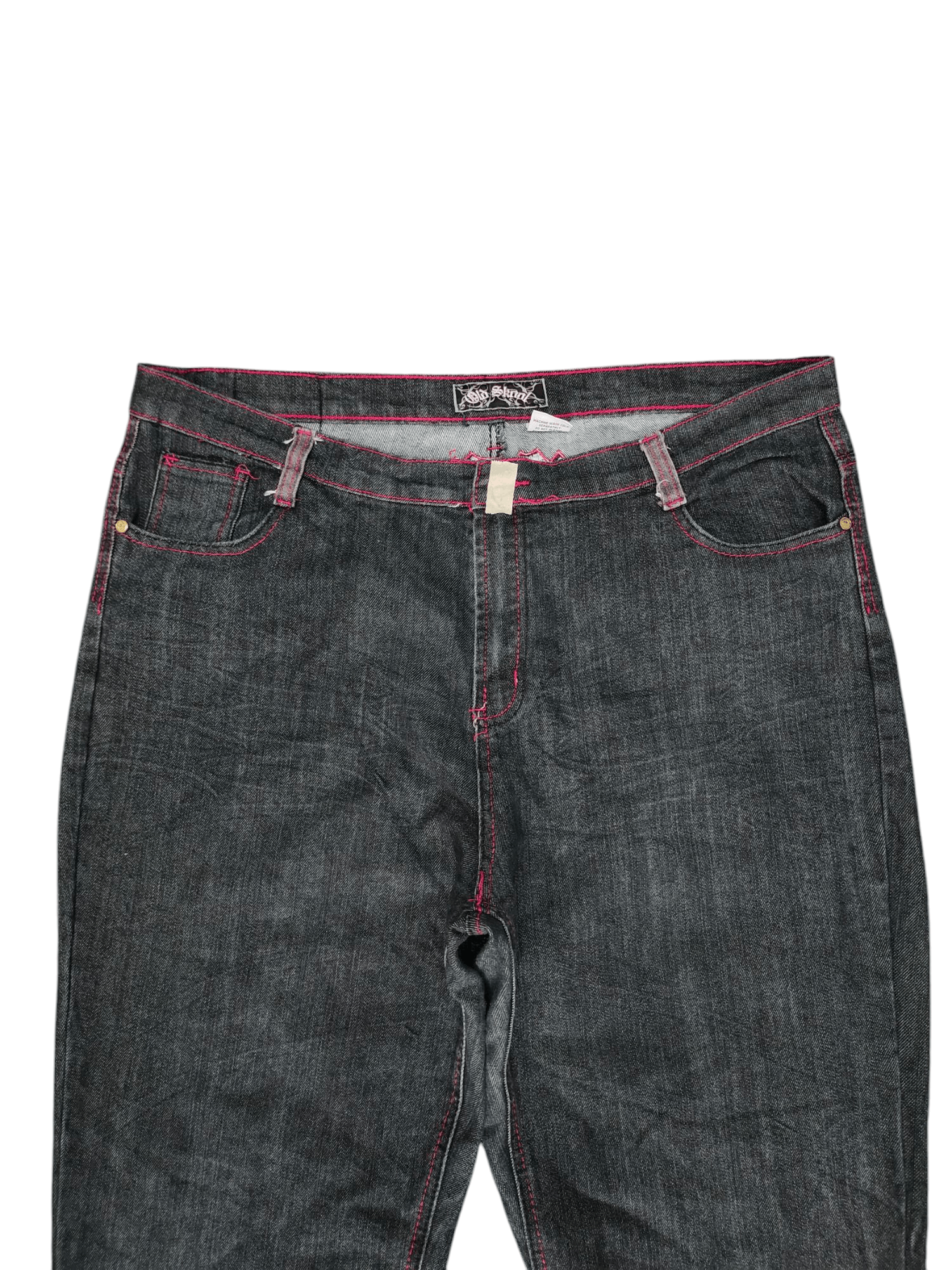 Affliction Vintage Y2k Angel Wing Cross Embroidered Denim Jeans Size US 40 / EU 56 - 8 Thumbnail