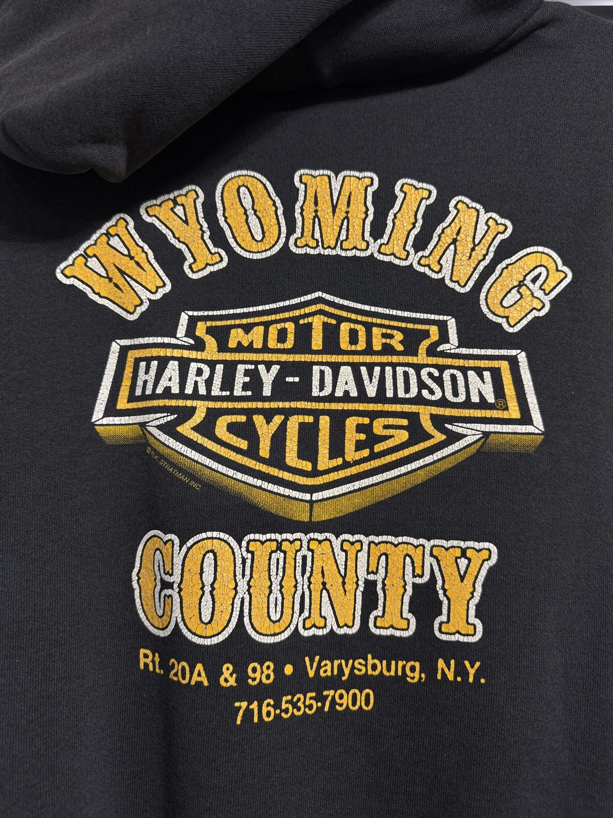 Vintage Vintage 80s Harley Davidson Flame Hoodie Rare Size US XL / EU 56 / 4 - 8 Thumbnail