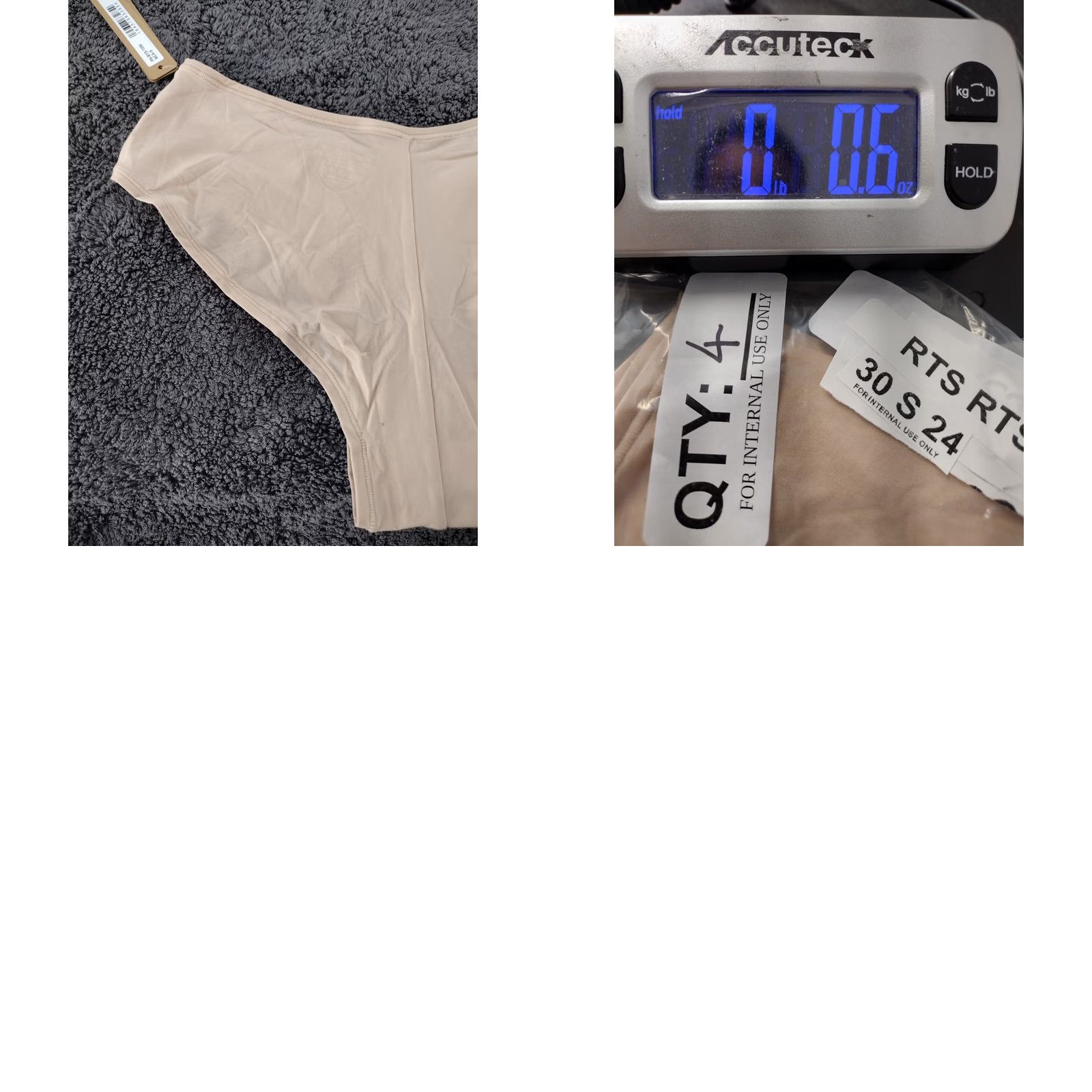 SKIMS SKIMS Women's Hipster Panties Mica S Vshape Mid Rise Buttocks Waist Opaque Lightweight Nylon Blend 1 Pack Size ONE SIZE - 8 Thumbnail
