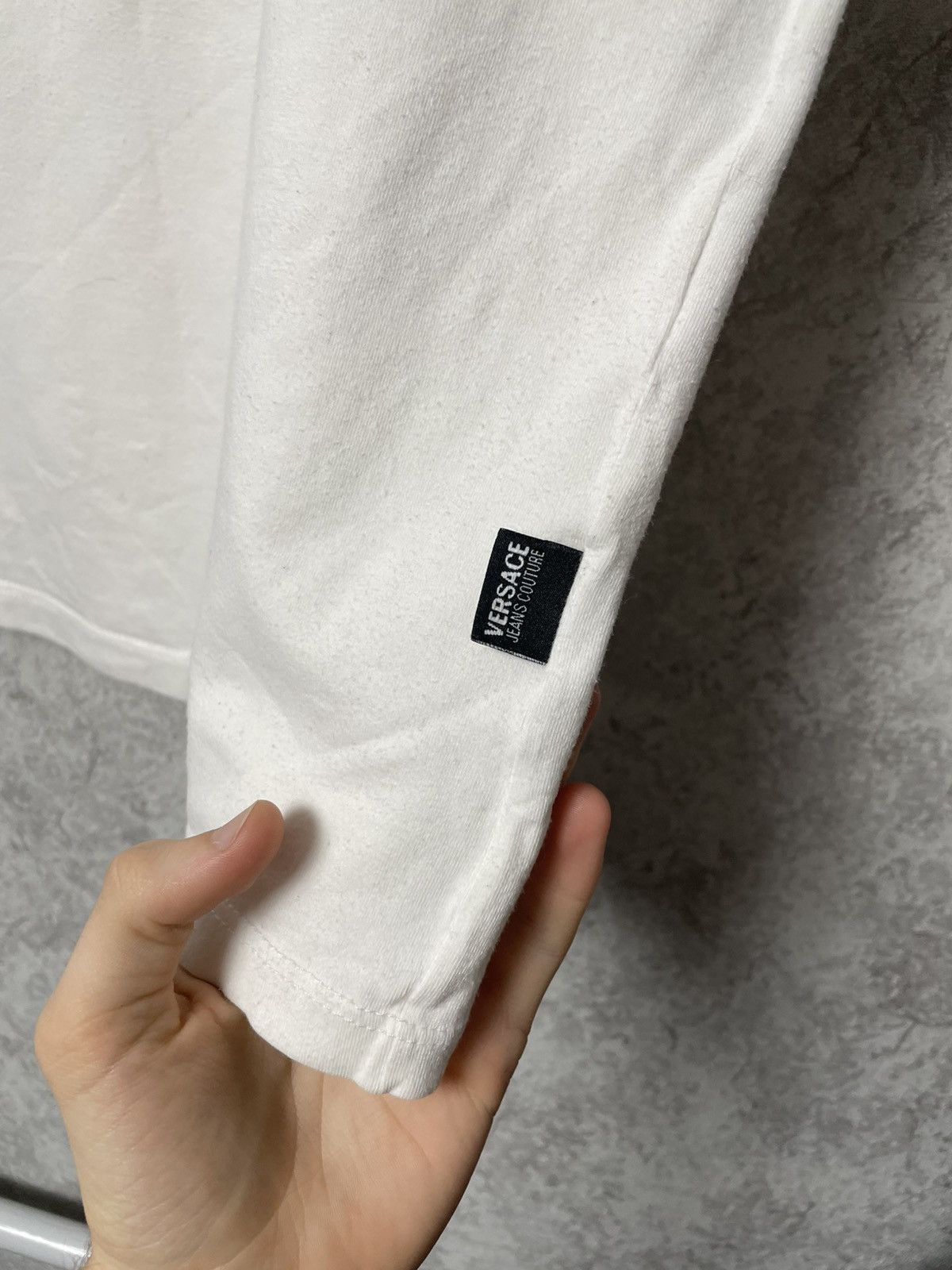 Versace Jeans Couture Vintage Versace Jeans Couture White T-Shirt Women’s Size L / US 10 / IT 46 - 4 Thumbnail
