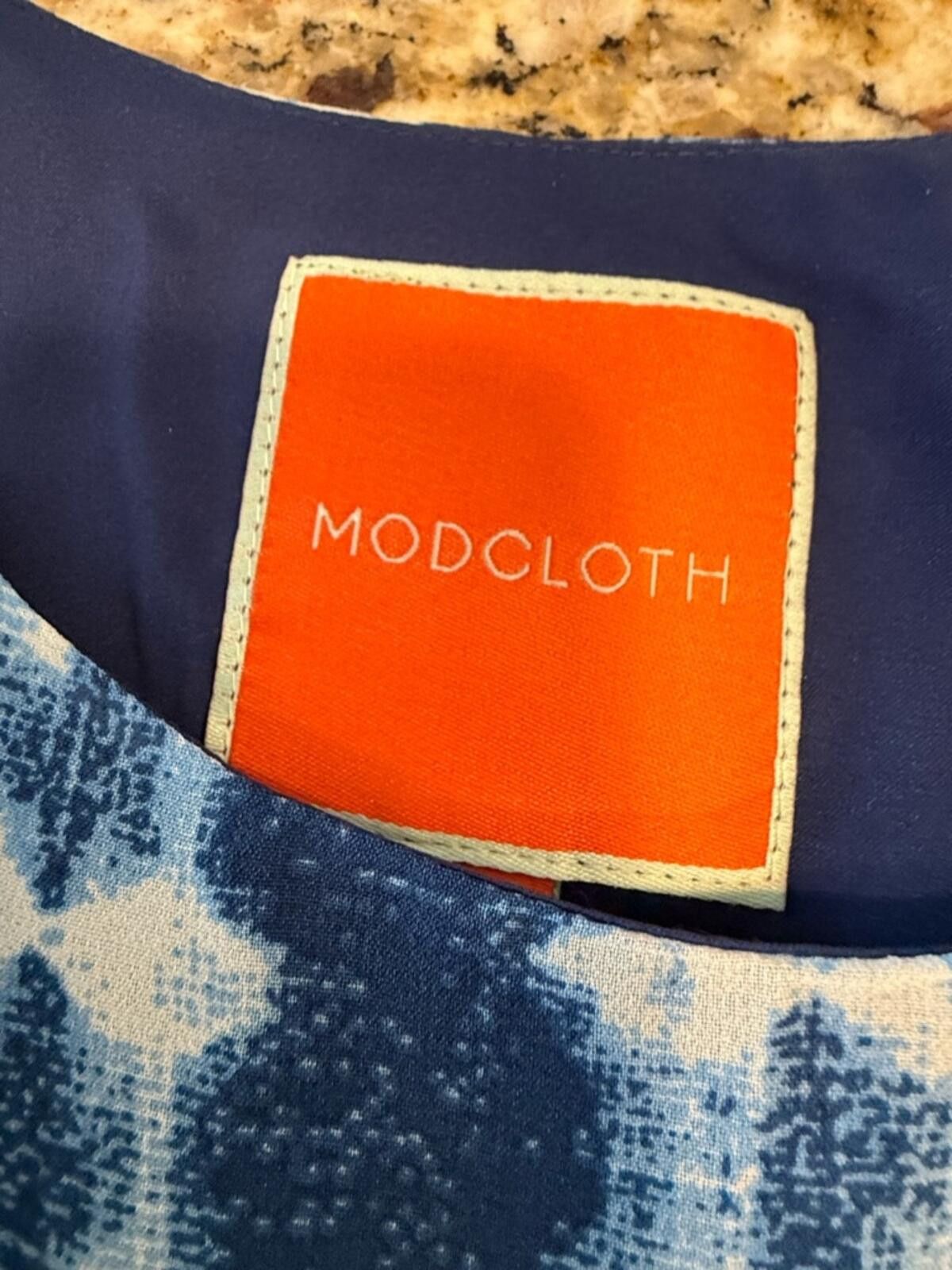 Other ModCloth blue white tie dye polka dot sleeveless dress XXS Size XXS / US 00 / IT 34 - 6 Thumbnail