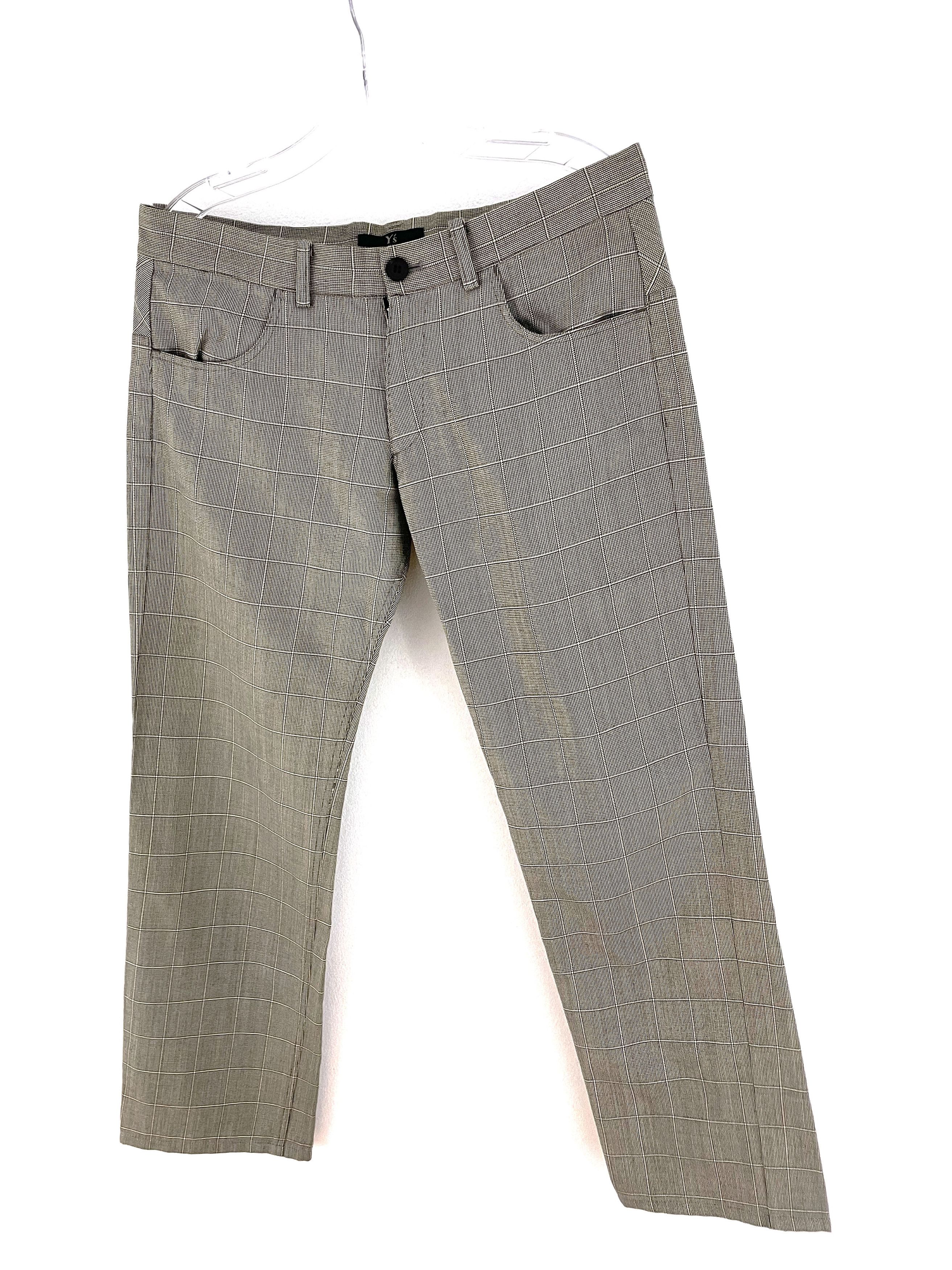 Yohji Yamamoto Checkered Wool Pants Size US 32 / EU 48 - 2 Thumbnail