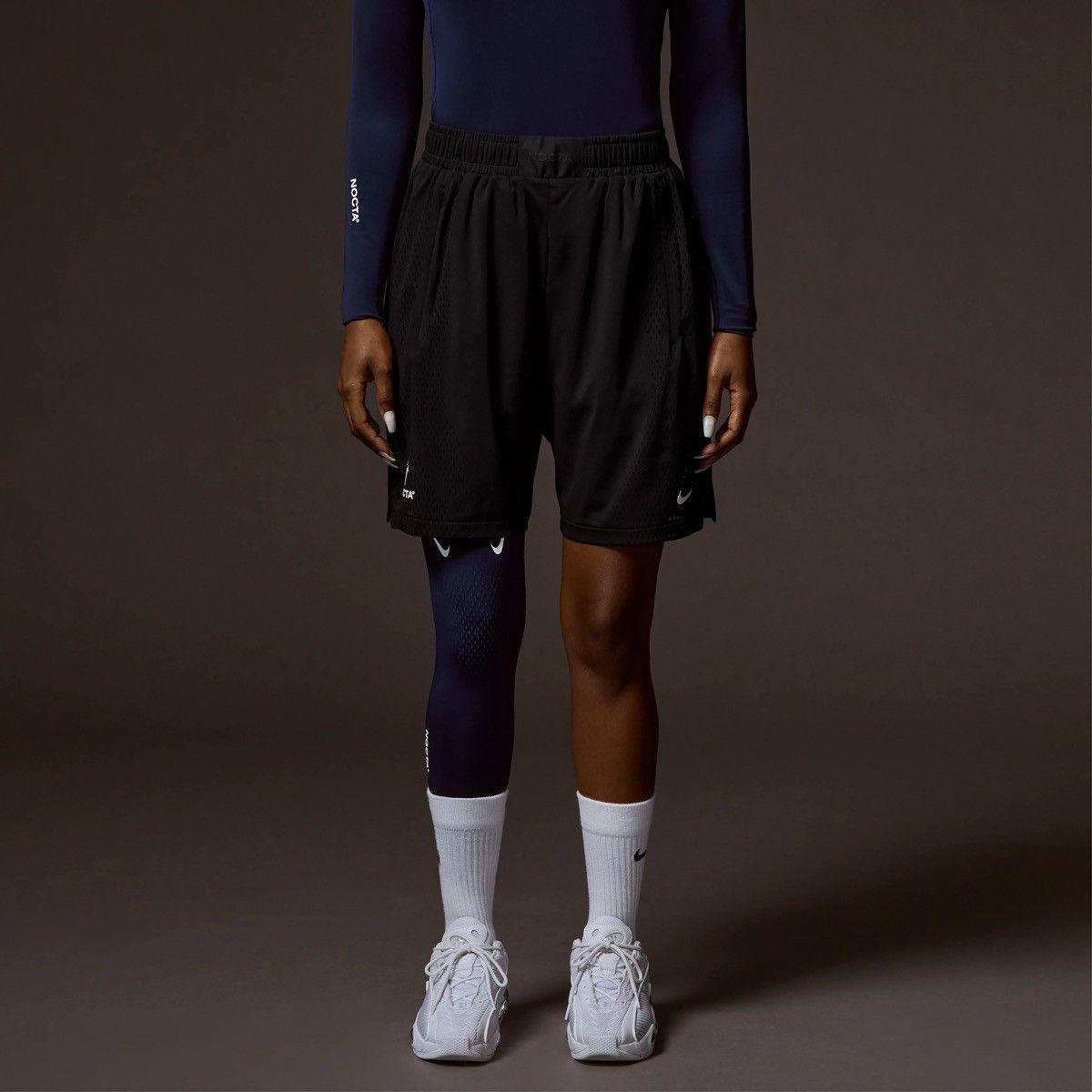 Drake × NOCTA × Nike Nocta x Nike - BLUE Men's SingleLeg Basketball Tight size M Size US 30 / EU 46 - 1 Thumbnail