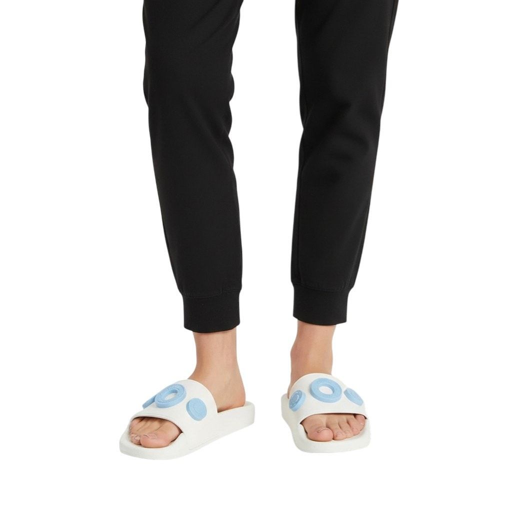 Burberry Burberry Blue Furley Logo-Embellished Sandals, IT35/US5 Size US 5 / IT 35 - 3 Thumbnail