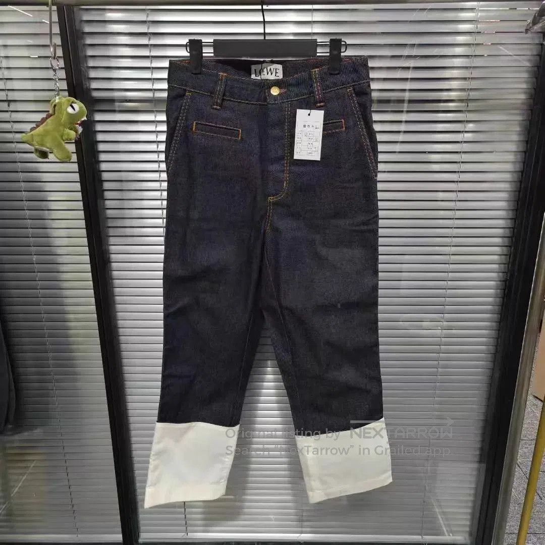 Loewe Multi Cuffed Denim Pants. Size US 34 / EU 50 - 1 Thumbnail
