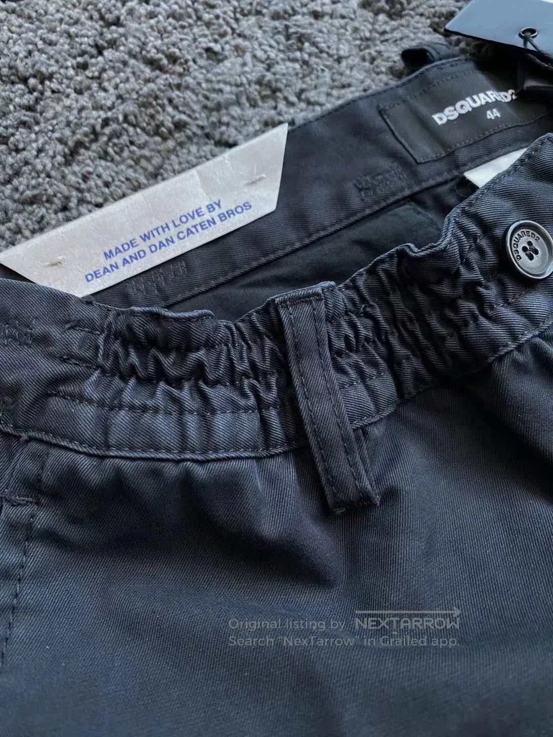 Dsquared2 New Dsquared2 Black Casual Pants 2020. Size US 26 / EU 42 - 4 Thumbnail