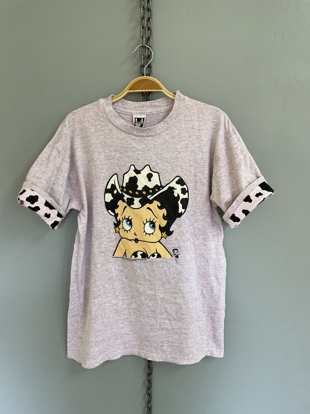 Cartoon Network Vintage 90s Betty Boop cowboy t shirt Size US M / EU 48-50 / 2 - 1 Thumbnail
