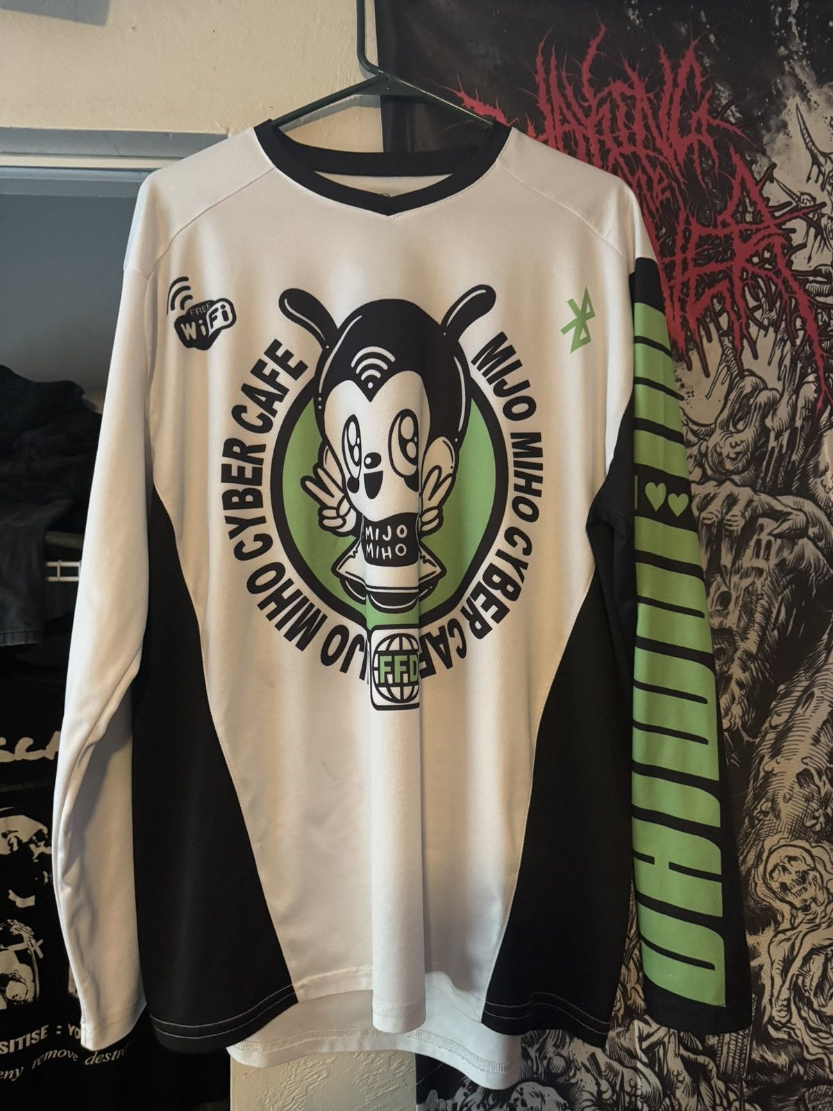 Vintage Internet Cafe Gamer Jersey Size US XL / EU 56 / 4 - 1 Thumbnail