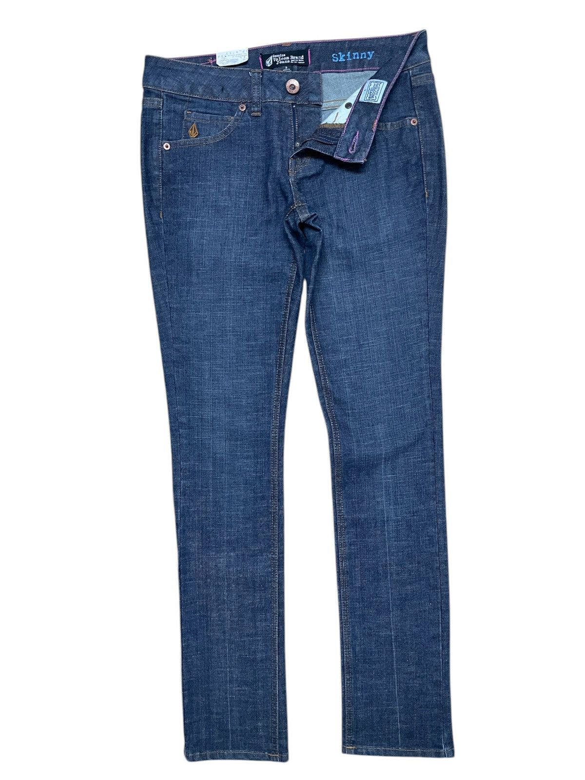 Girl Skateboards × Volcom Y2k Volcom Skinny Jeans (deadstock) Size 30" / US 8 / IT 44 - 2 Thumbnail