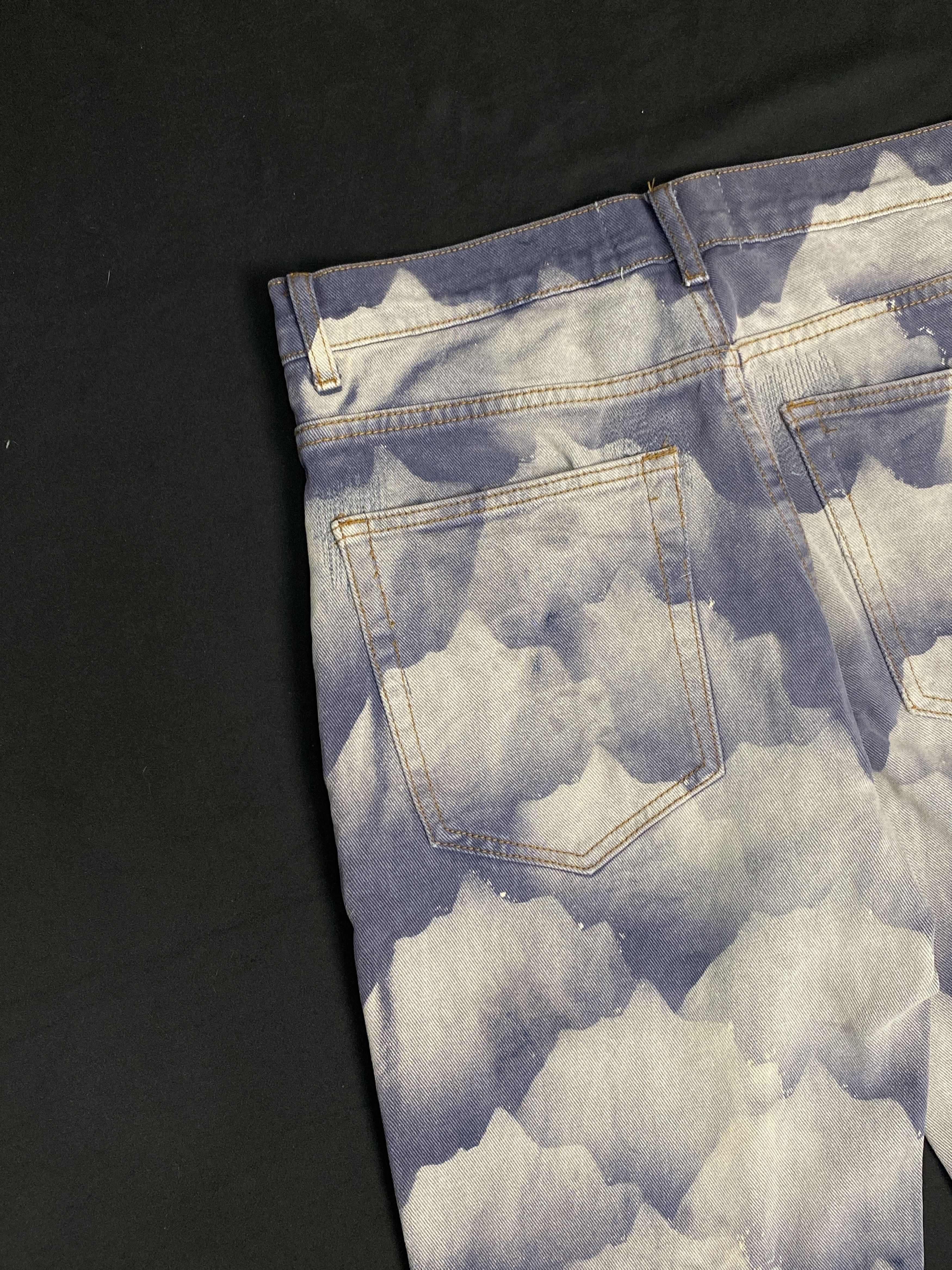 Other Deadstock 1OF1 Cloud Graphic Denim Pants Small Size US 28 / EU 44 - 10 Thumbnail