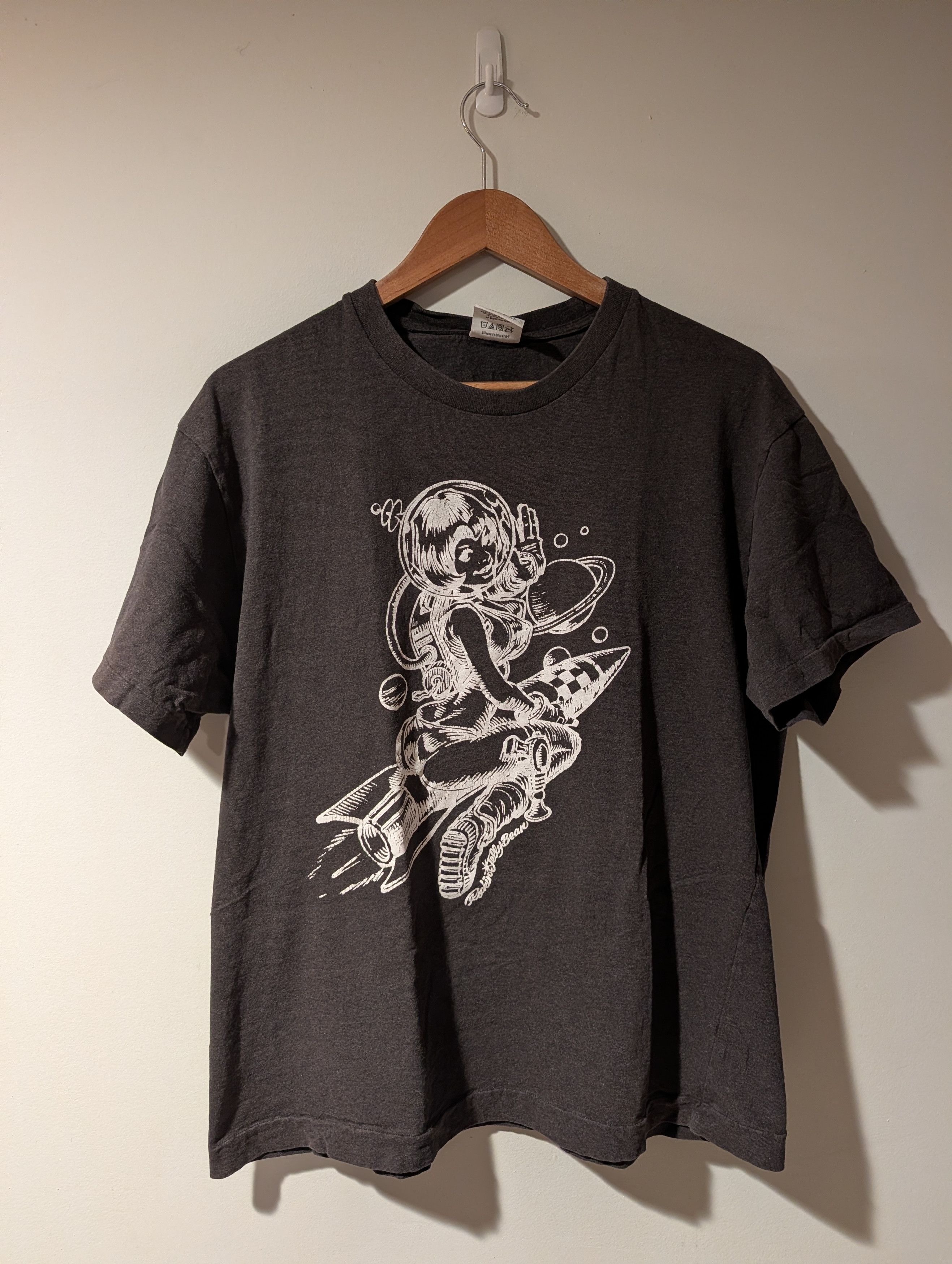 Billionaire Boys Club Billionaire Boys Club BBC Rocket Girl Pinup Space T-Shirt Size US XL / EU 56 / 4 - 1 Thumbnail
