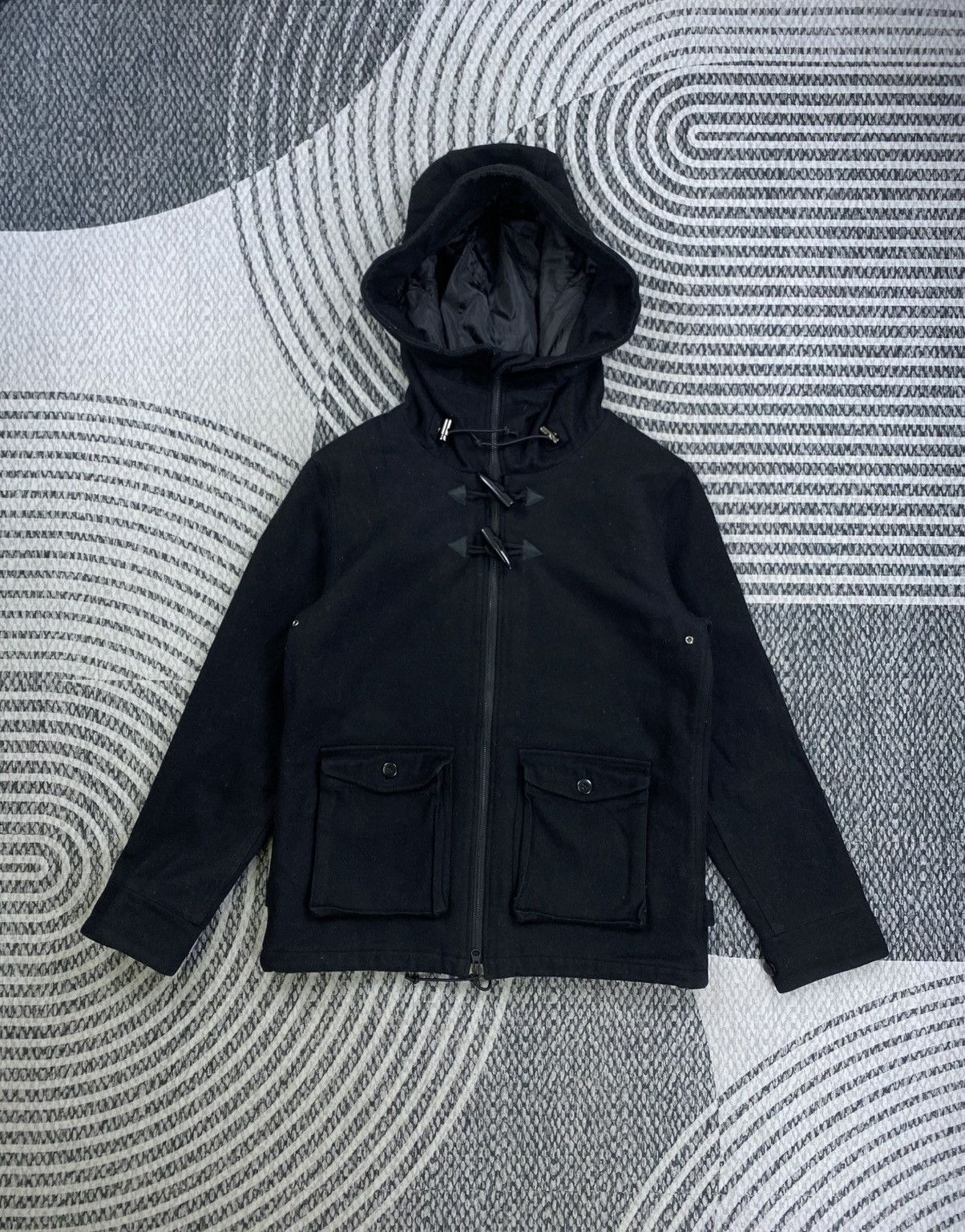 Japanese Brand Vintage Gung Ho Premium Black Hooded Zipper Size US M / EU 48-50 / 2 - 1 Thumbnail