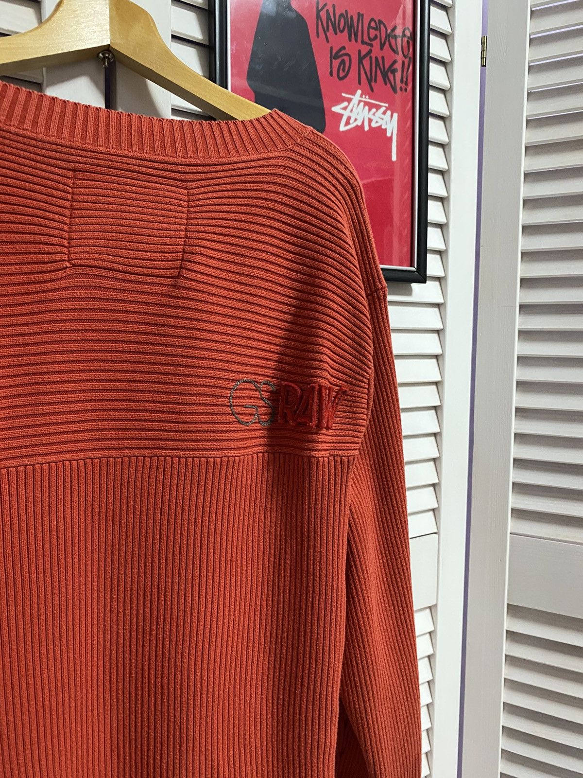 G-Star Vintage Jumper Sweater G-Star RaW Multi-logo Orange VTG Size US XL / EU 56 / 4 - 7 Thumbnail